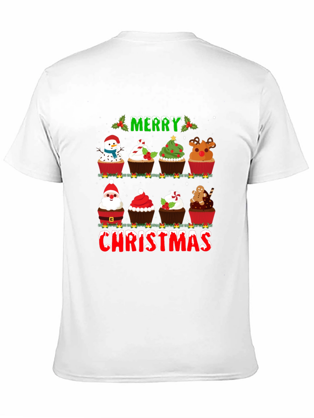 Merry Christmas Cupcake T-Shirt