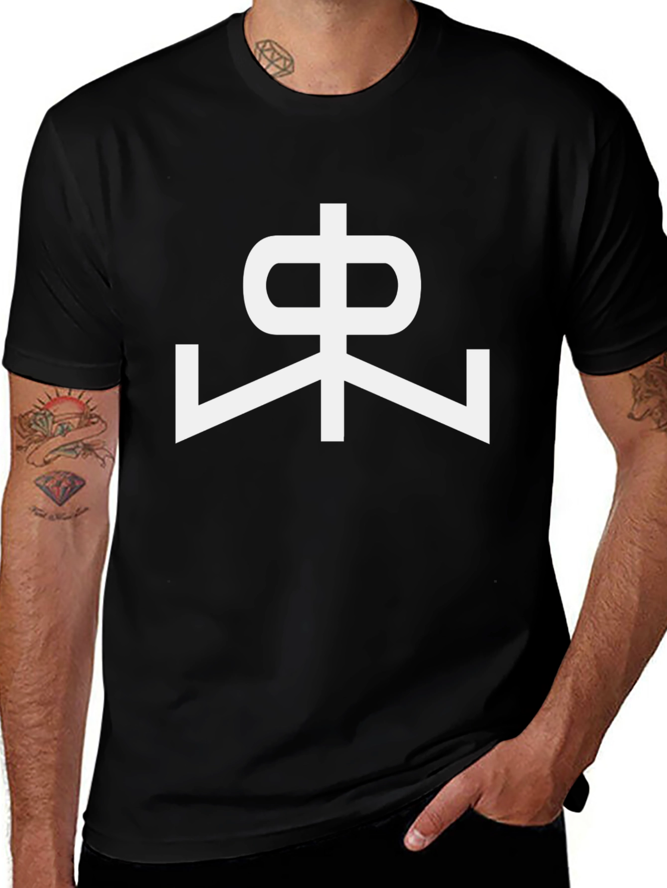 Chi Rho Anchor T-Shirt - Stylish Christian Symbol Tee