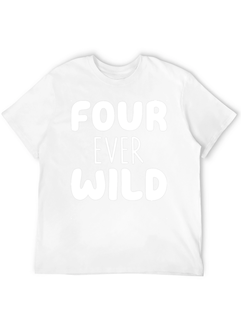 Four Ever Wild Black T-Shirt