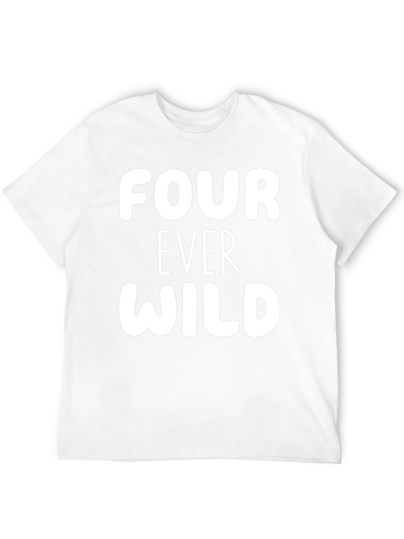 Four Ever Wild Black T-Shirt