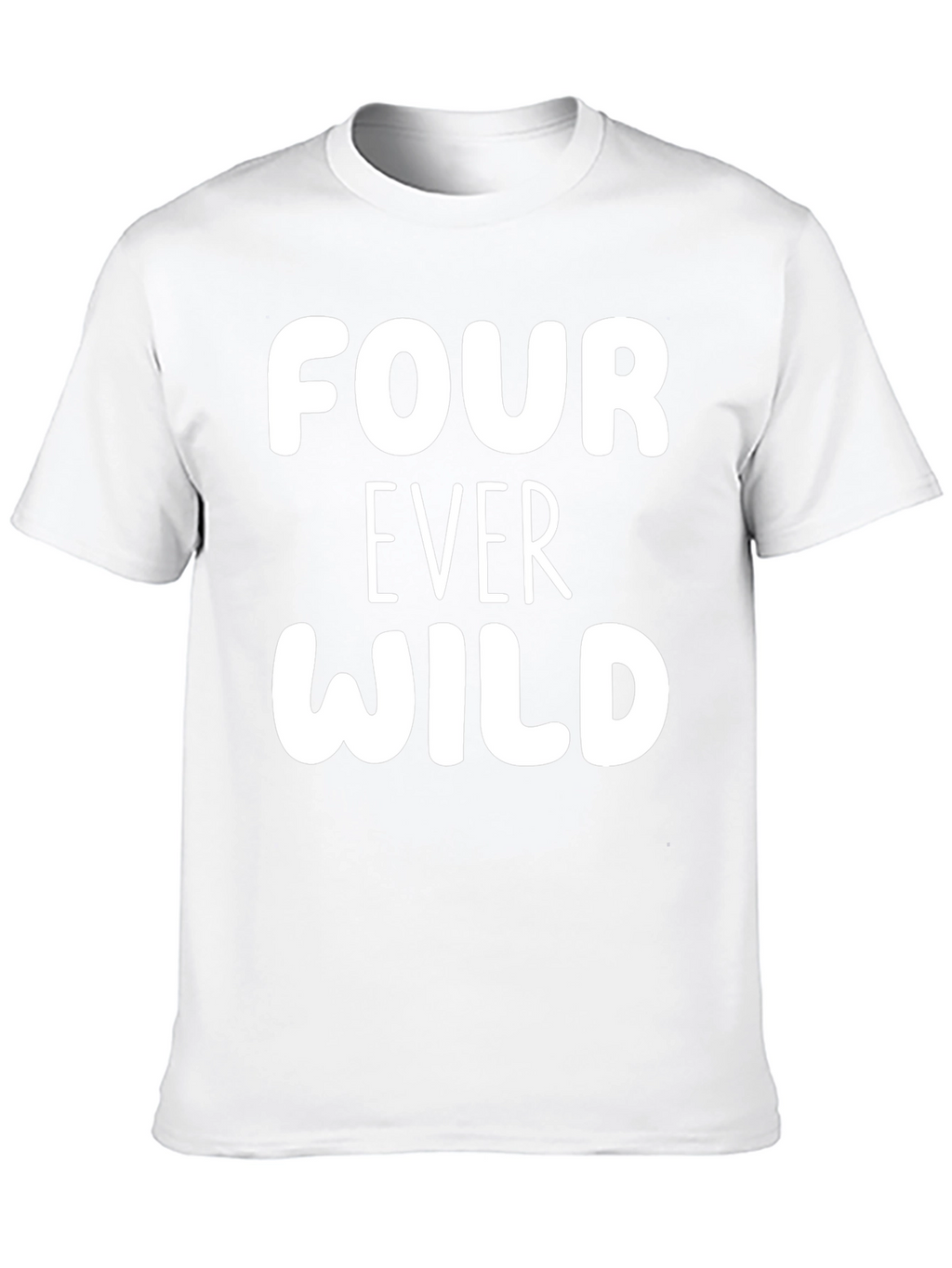 Four Ever Wild Black T-Shirt