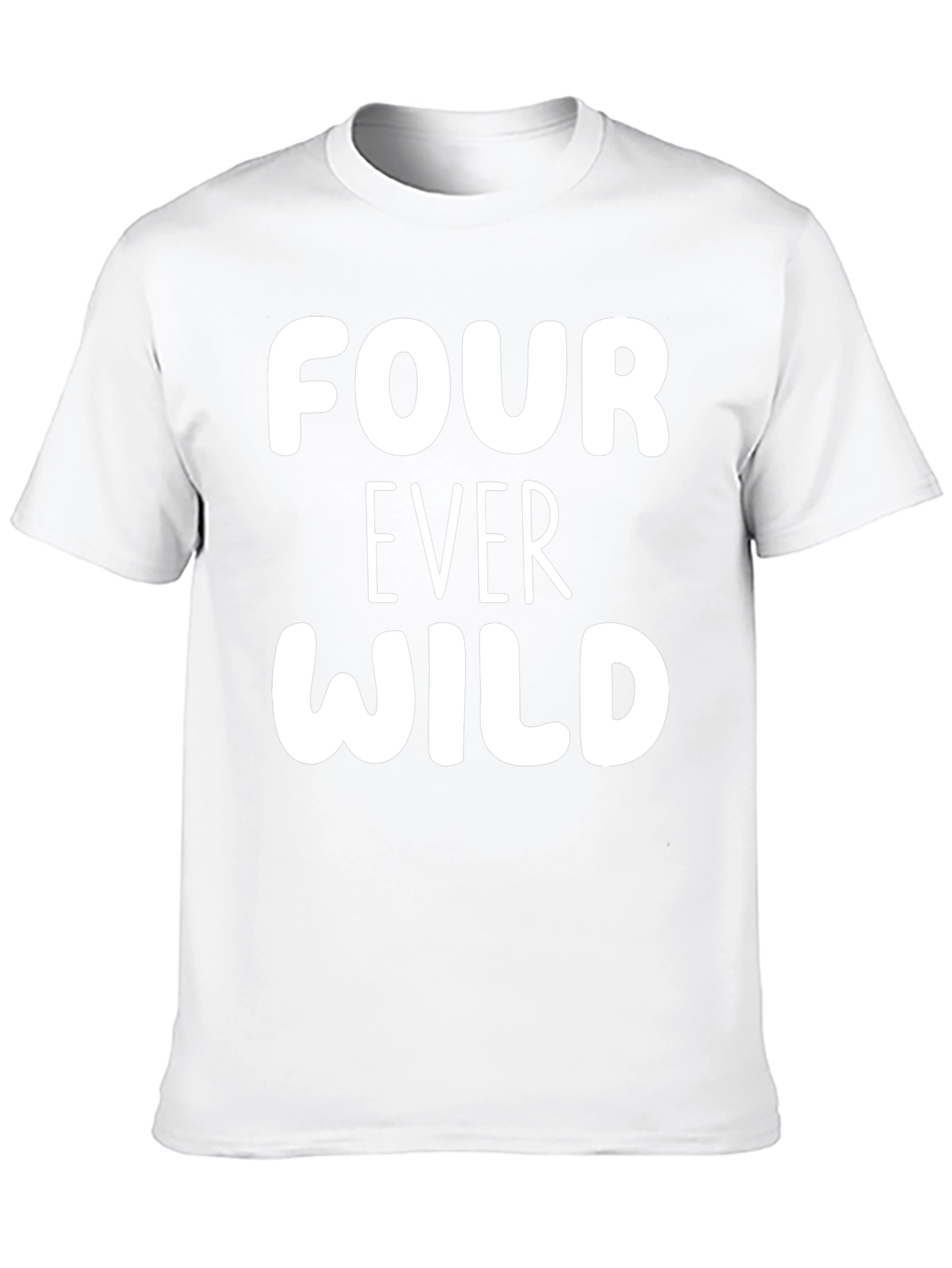 Four Ever Wild Black T-Shirt