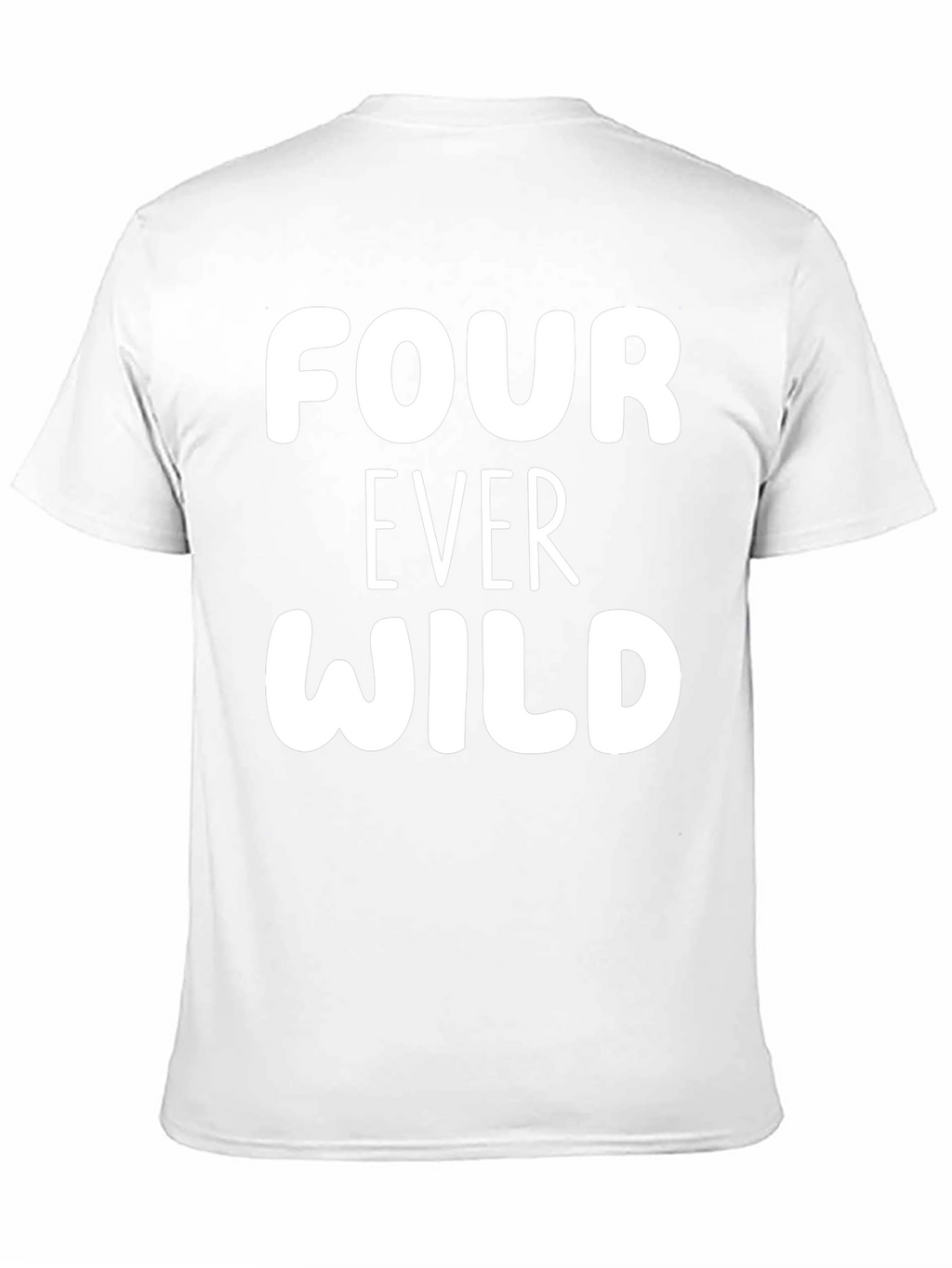 Four Ever Wild Black T-Shirt