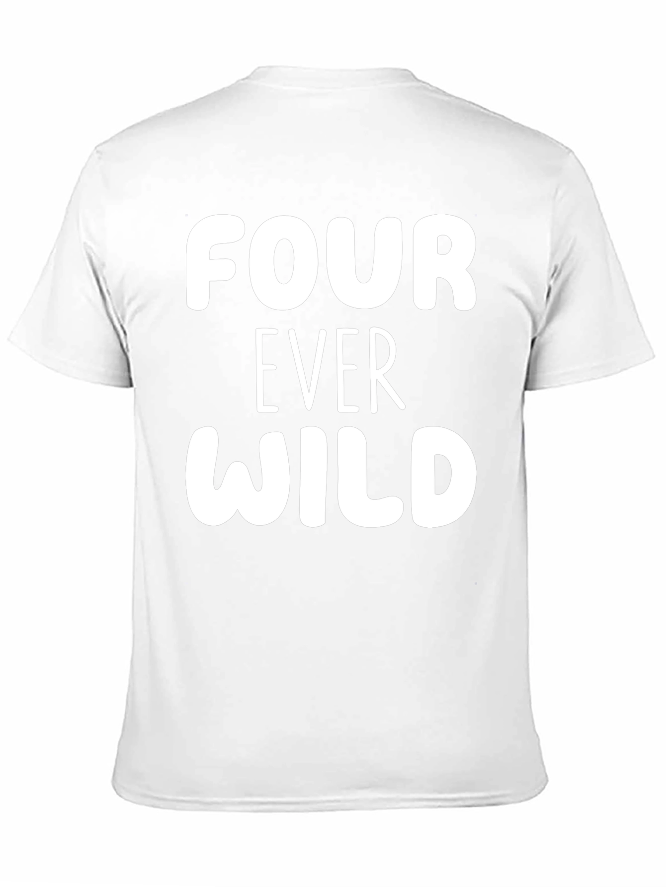 Four Ever Wild Black T-Shirt