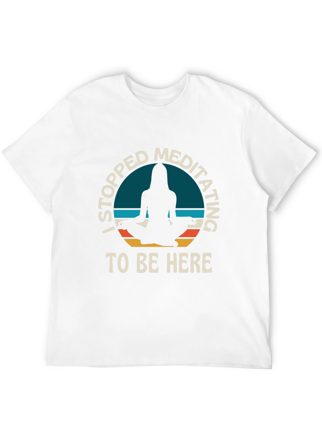 Meditating T-Shirt - Funny Yoga Lover Tee