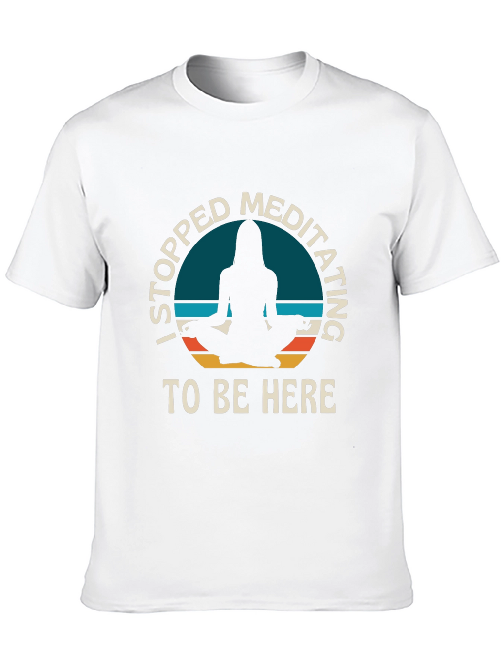 Meditating T-Shirt - Funny Yoga Lover Tee