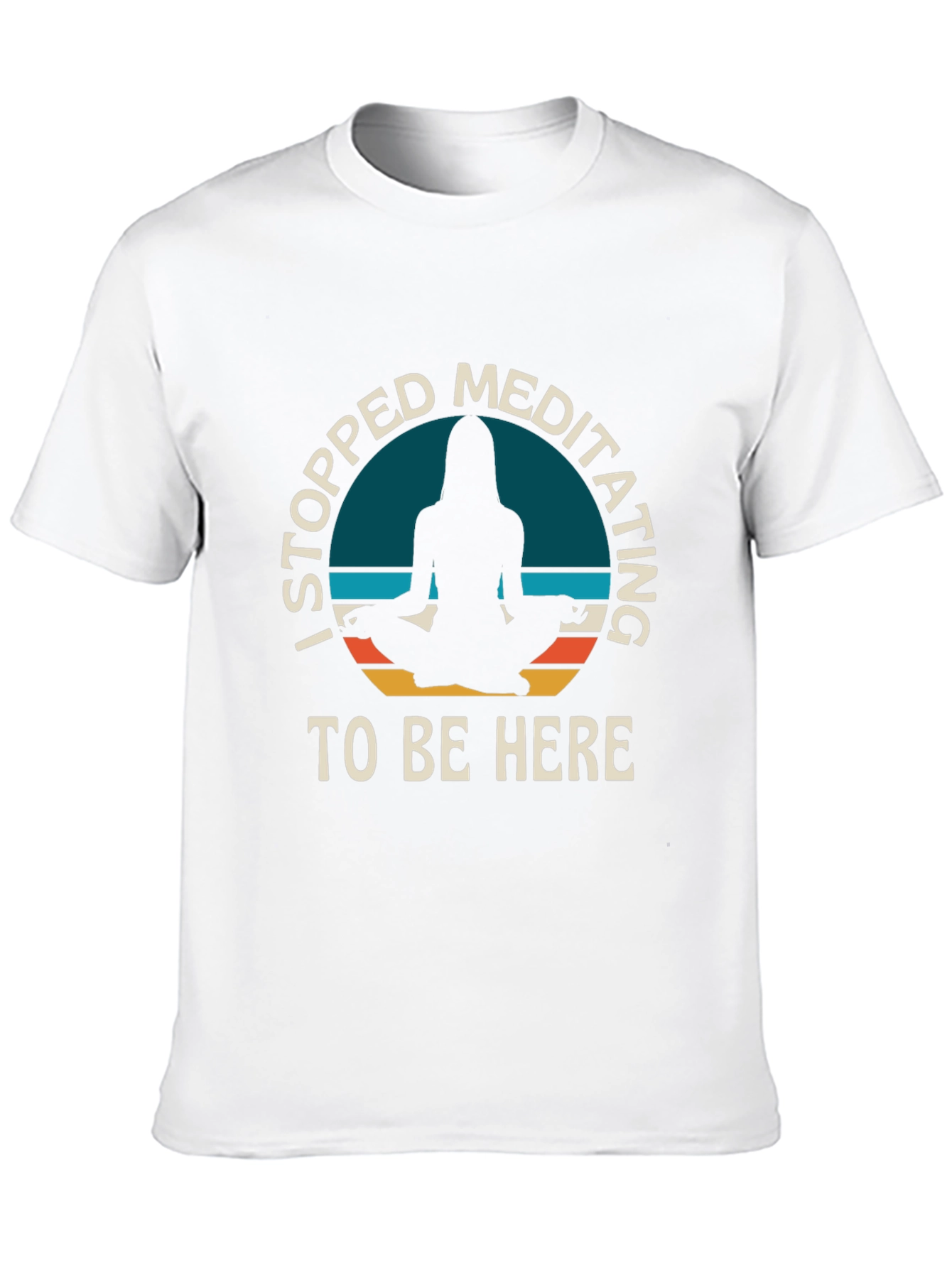 Meditating T-Shirt - Funny Yoga Lover Tee