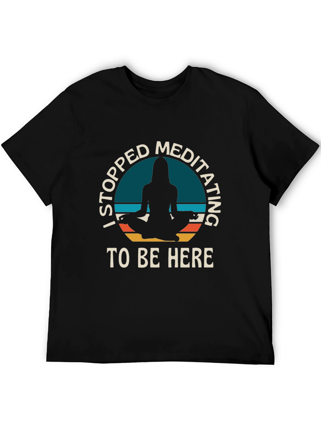 Meditating T-Shirt - Funny Yoga Lover Tee
