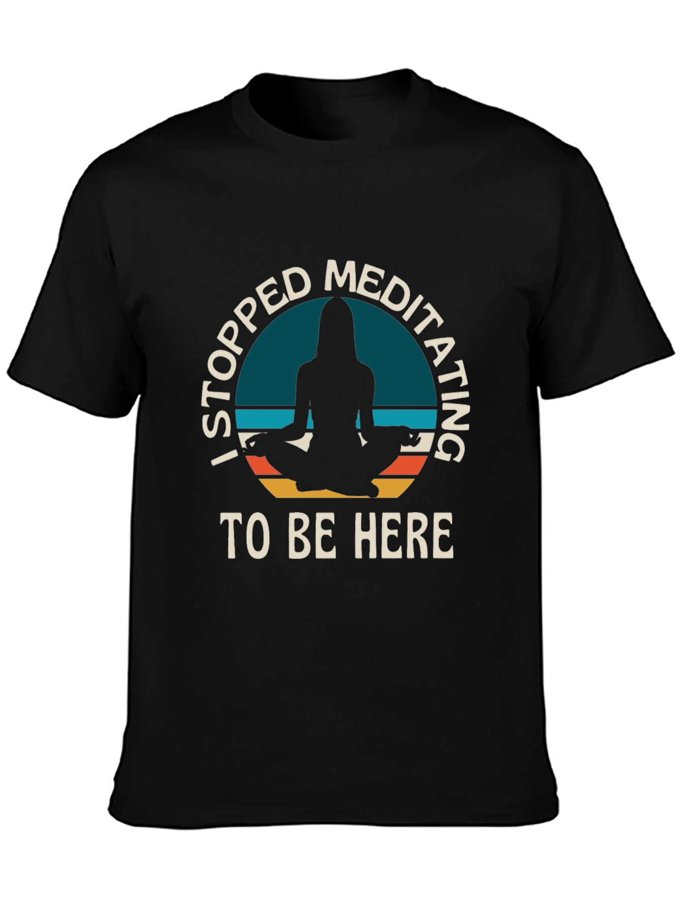 Meditating T-Shirt - Funny Yoga Lover Tee