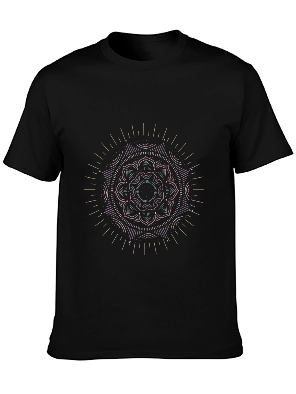 Mandala Graphic Black T-Shirt