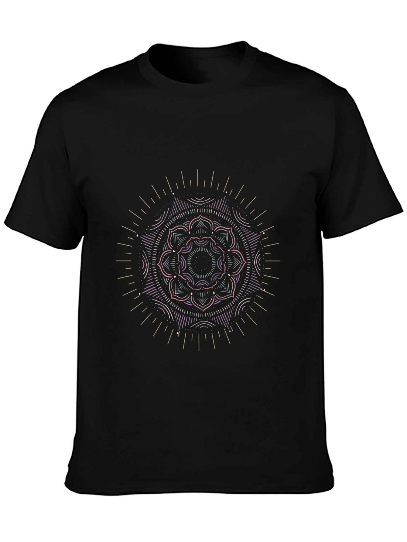 Mandala Graphic Black T-Shirt