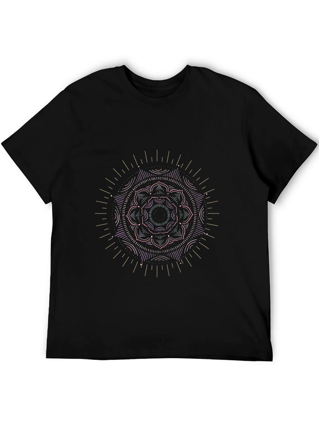 Mandala Graphic Black T-Shirt
