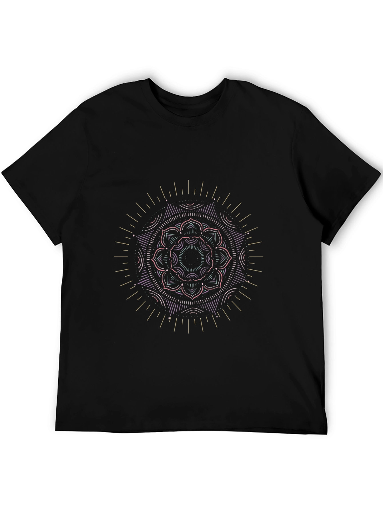 Mandala Graphic Black T-Shirt