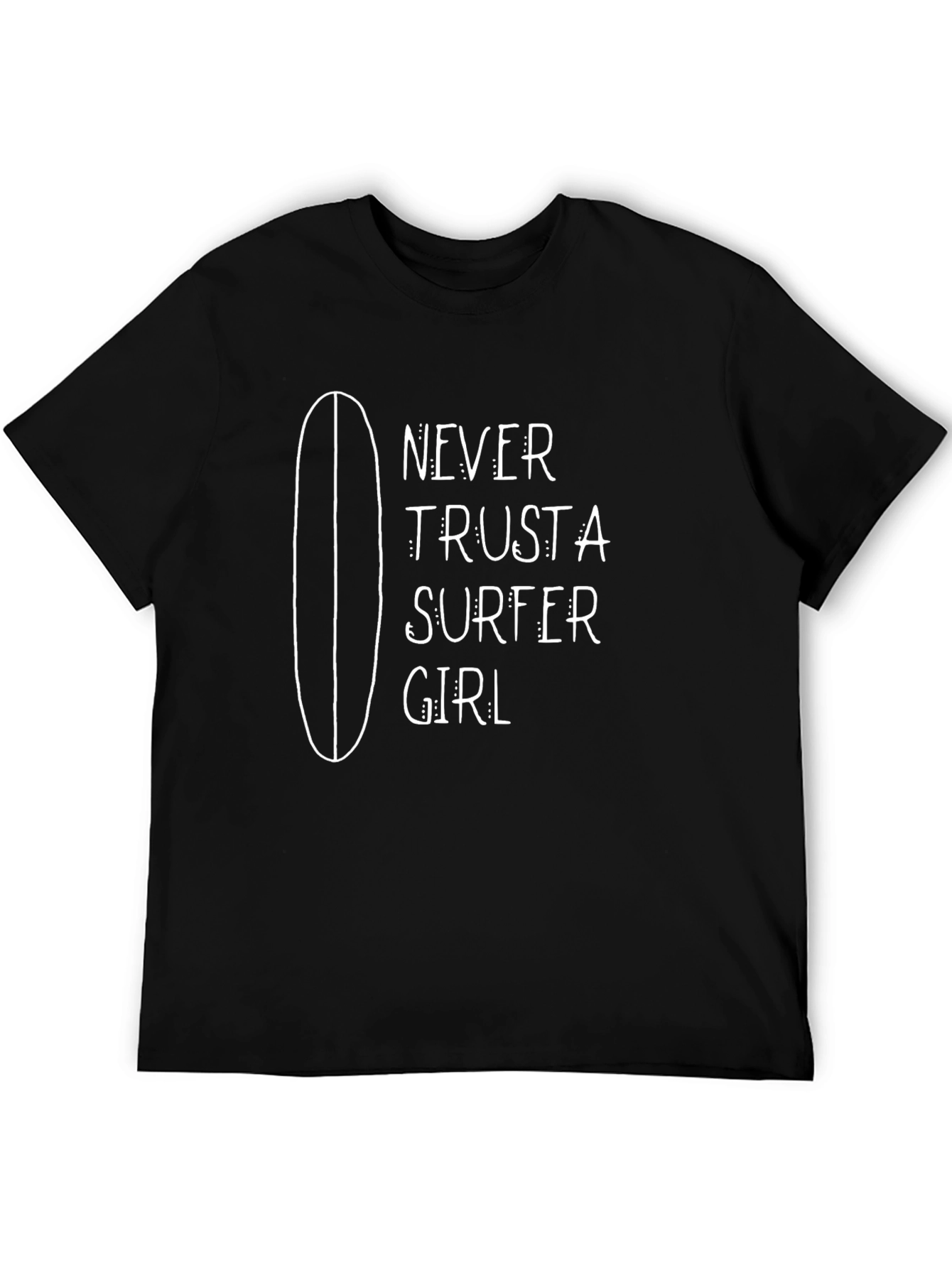 Never Trust a Surfer Girl Graphic Tee