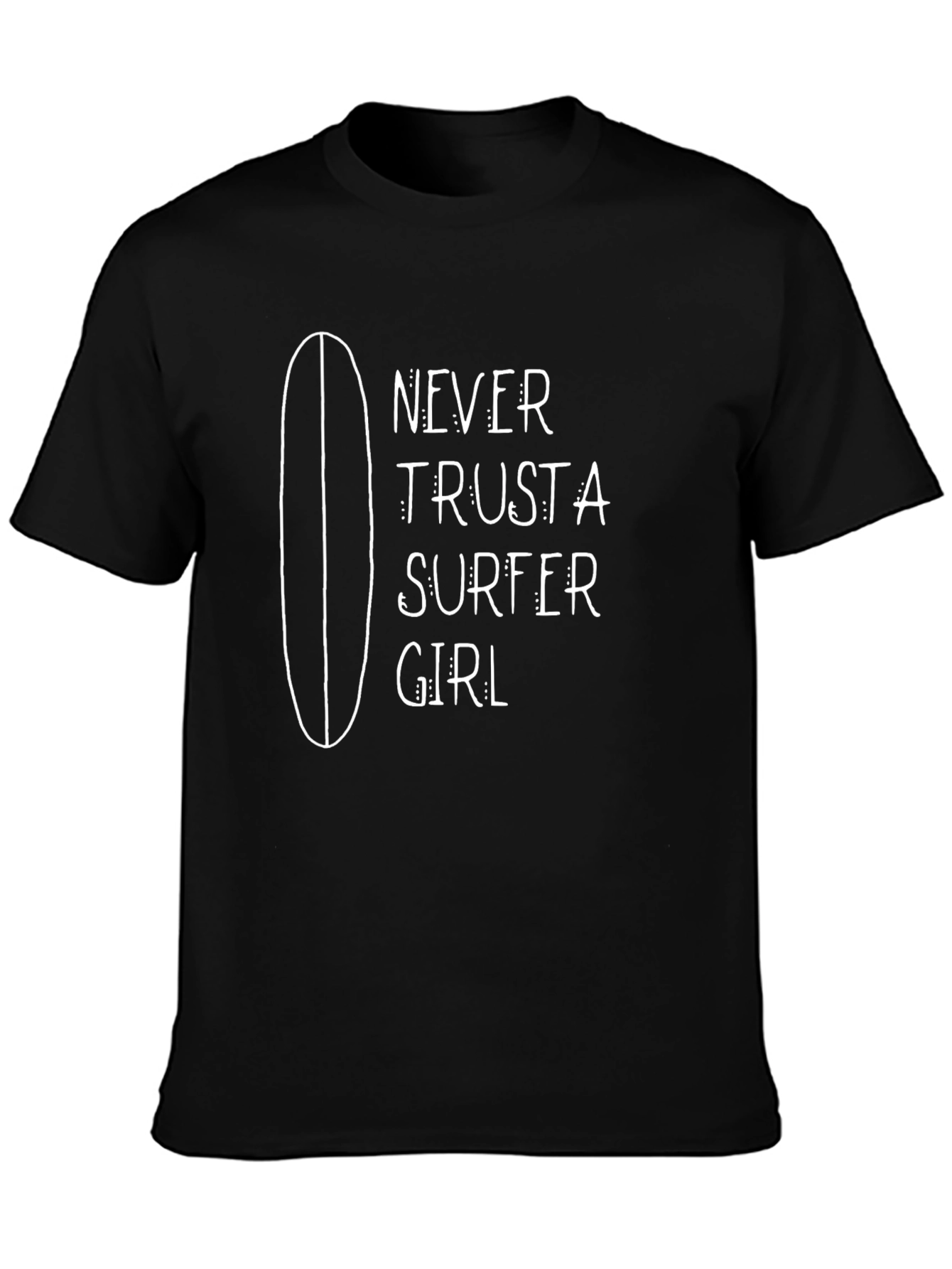 Never Trust a Surfer Girl Graphic Tee