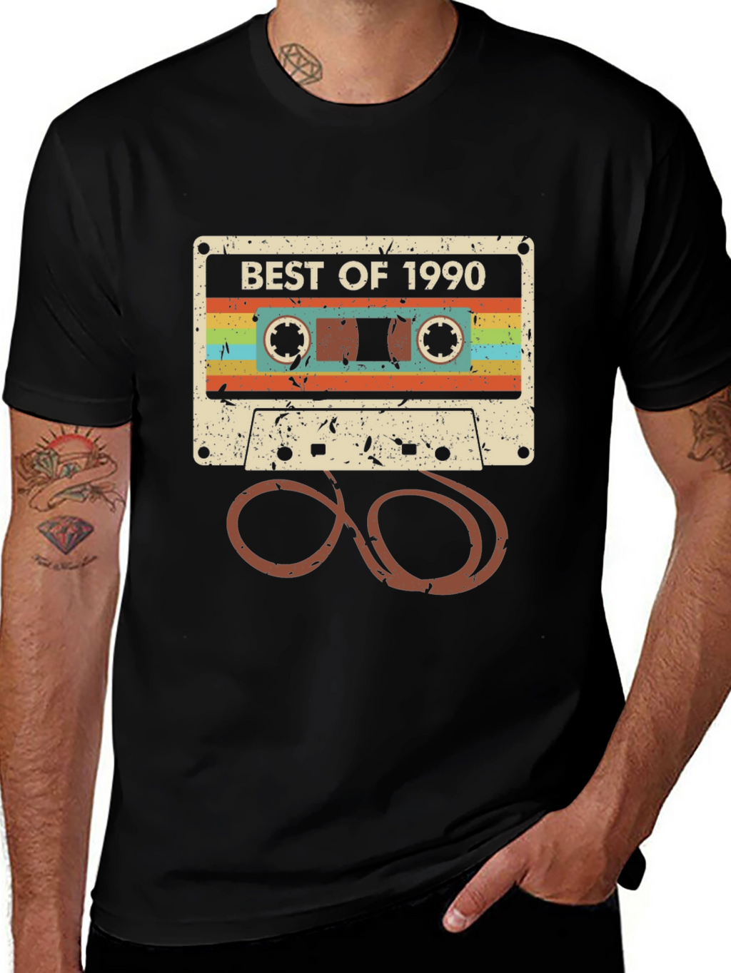 Best of 1990 Cassette Tape Graphic Tee