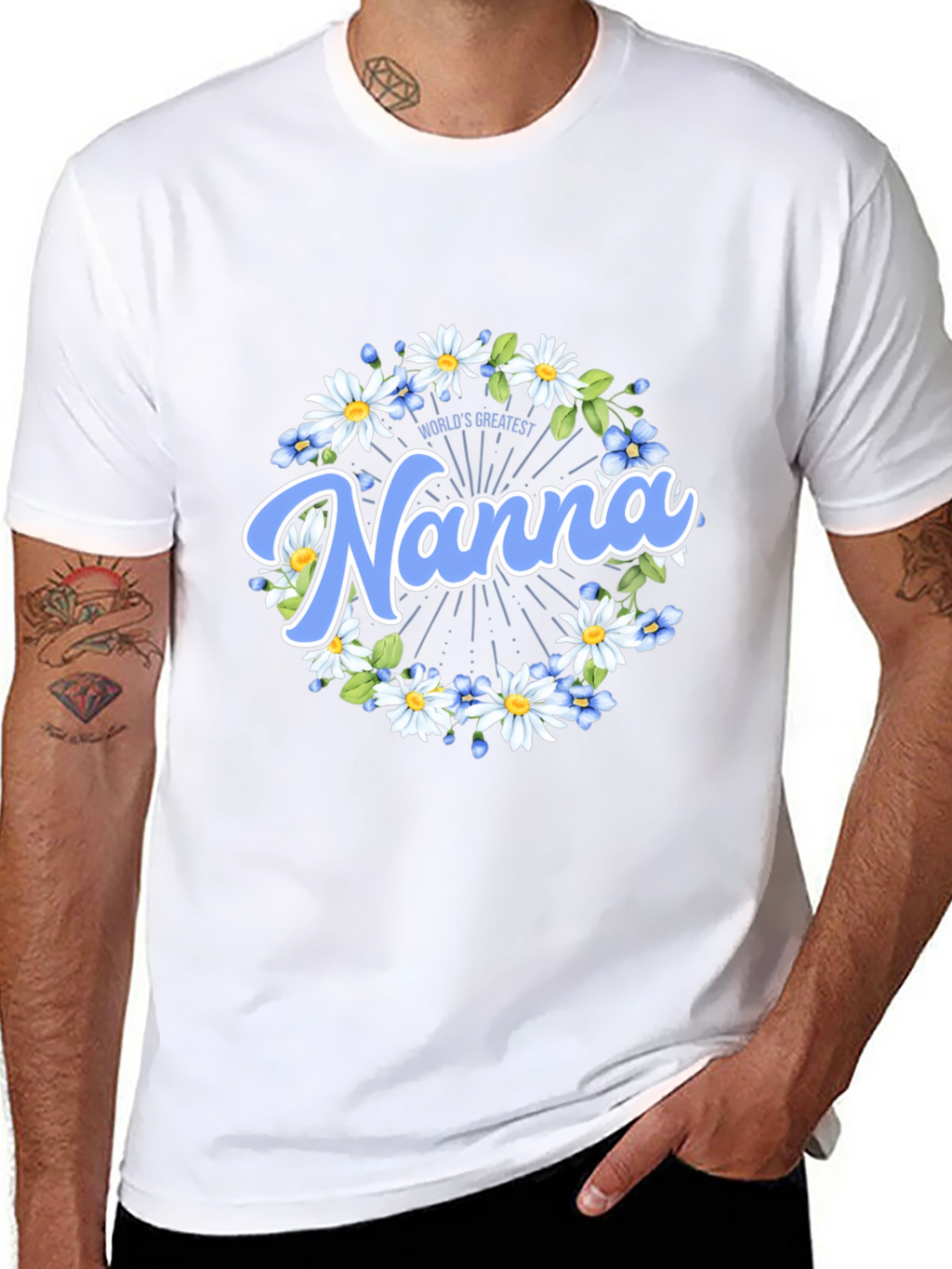 Worlds Greatest Nanna Graphic T-Shirt