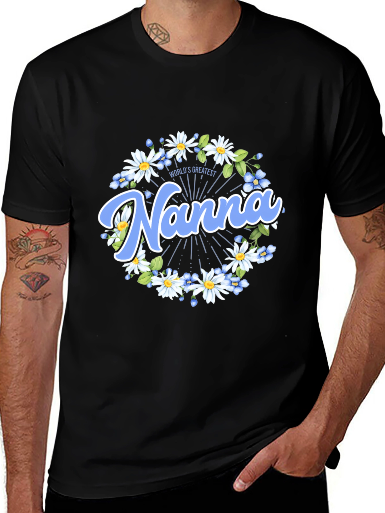 Worlds Greatest Nanna Graphic T-Shirt