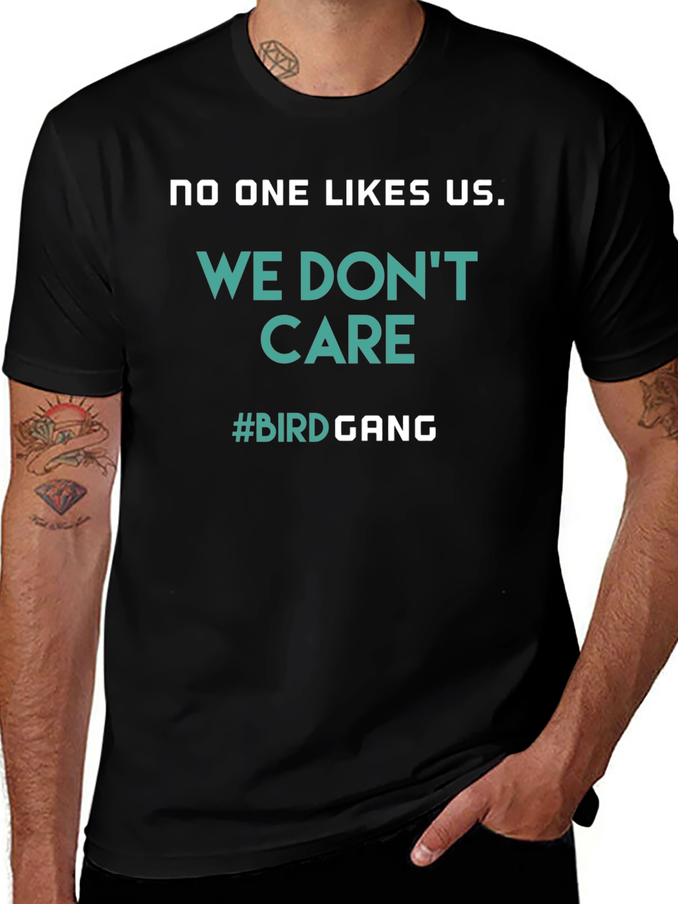 Bird Gang Graphic Tee - Black T-Shirt