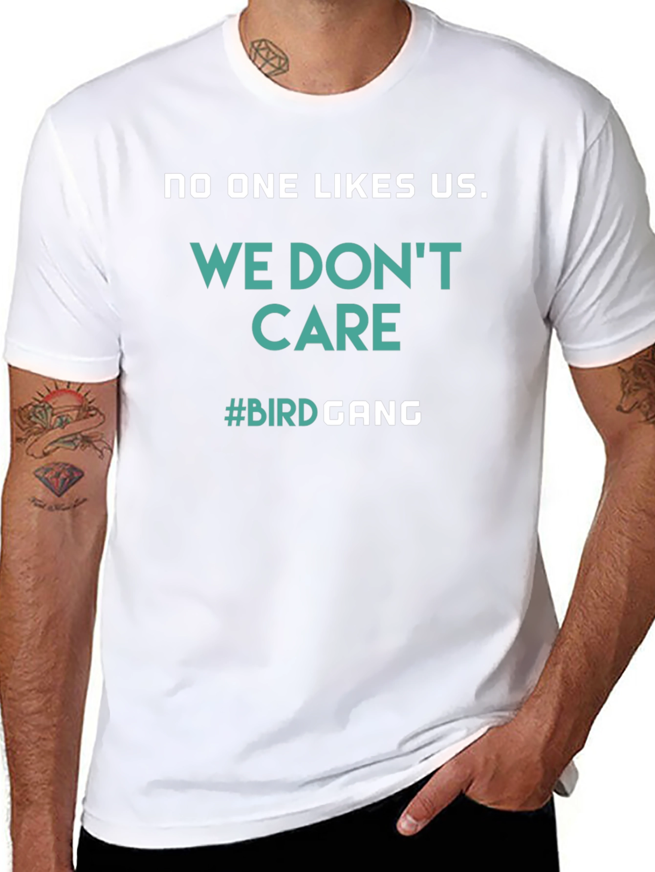 Bird Gang Graphic Tee - Black T-Shirt
