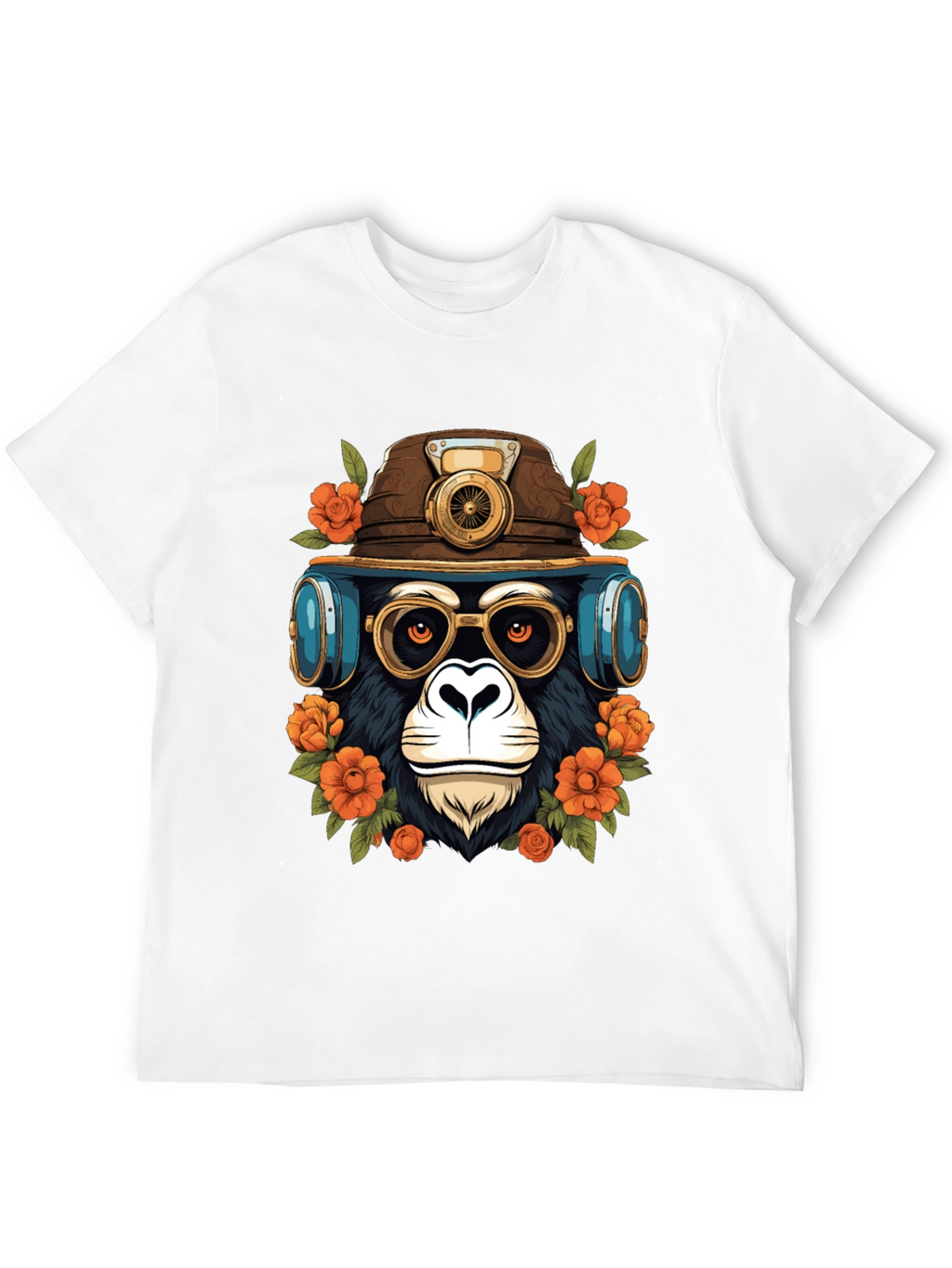 Steampunk Monkey Graphic Tee