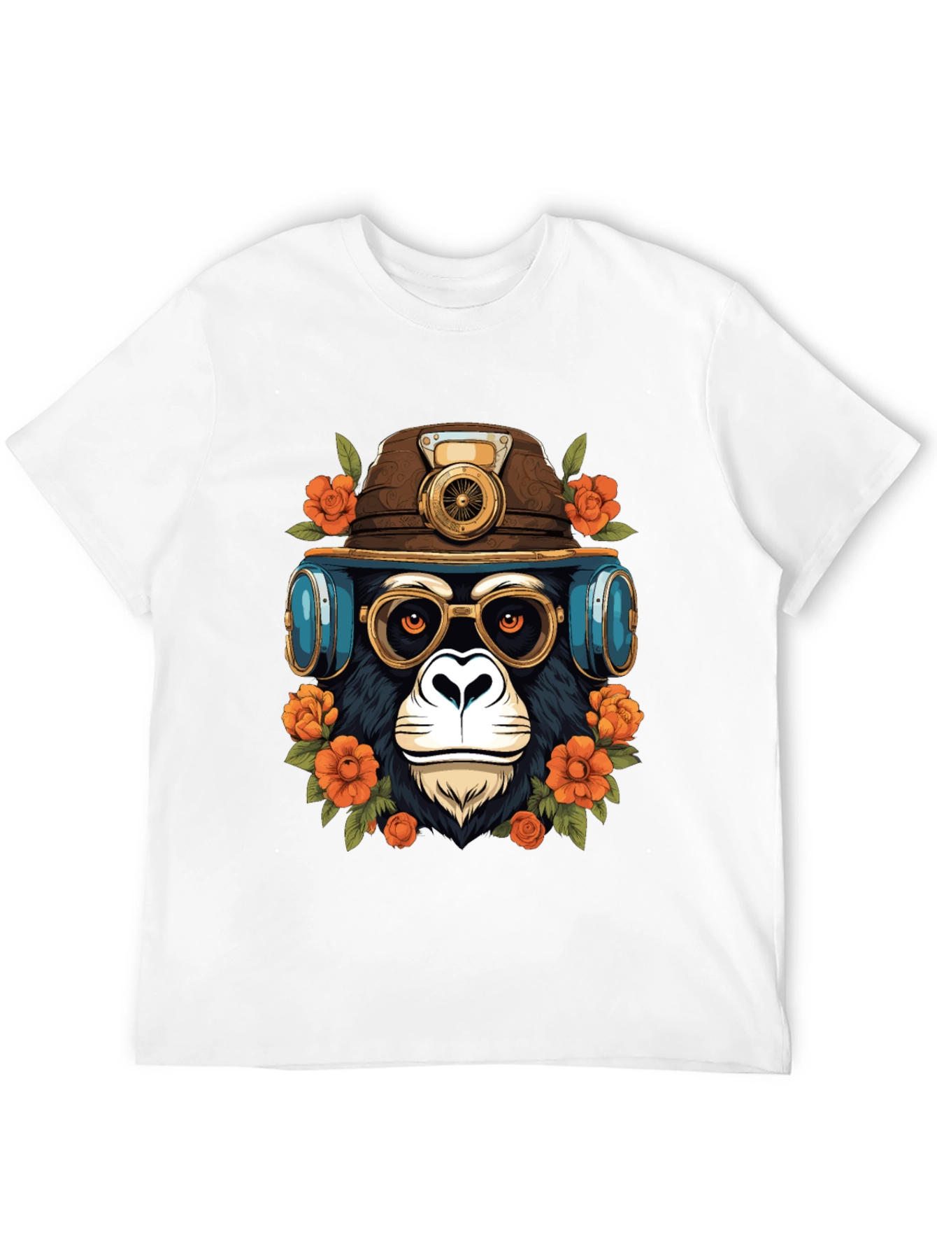 Steampunk Monkey Graphic Tee