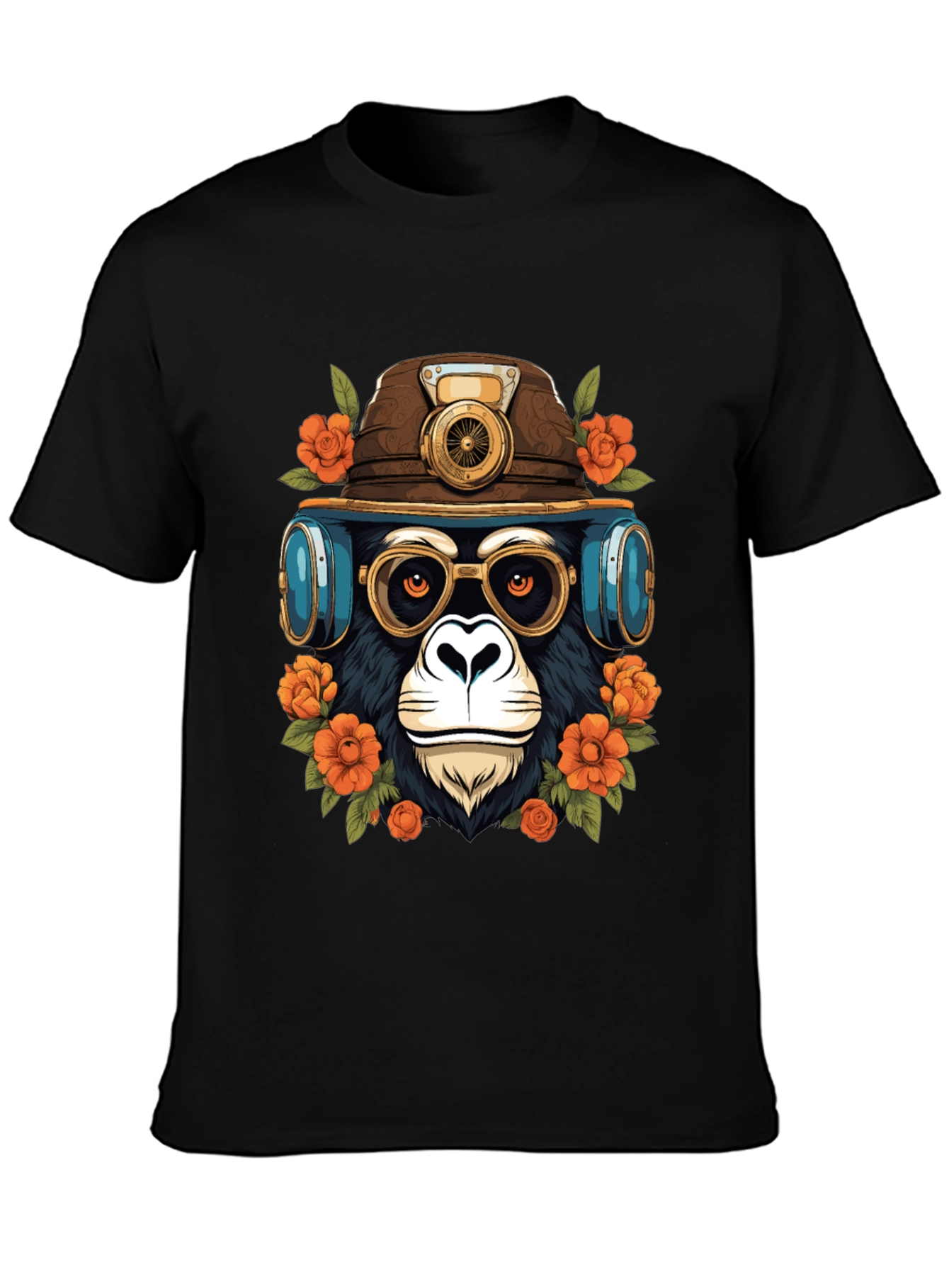 Steampunk Monkey Graphic Tee