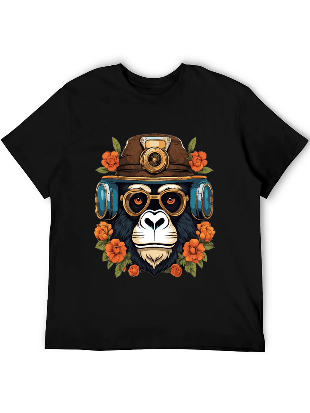 Steampunk Monkey Graphic Tee