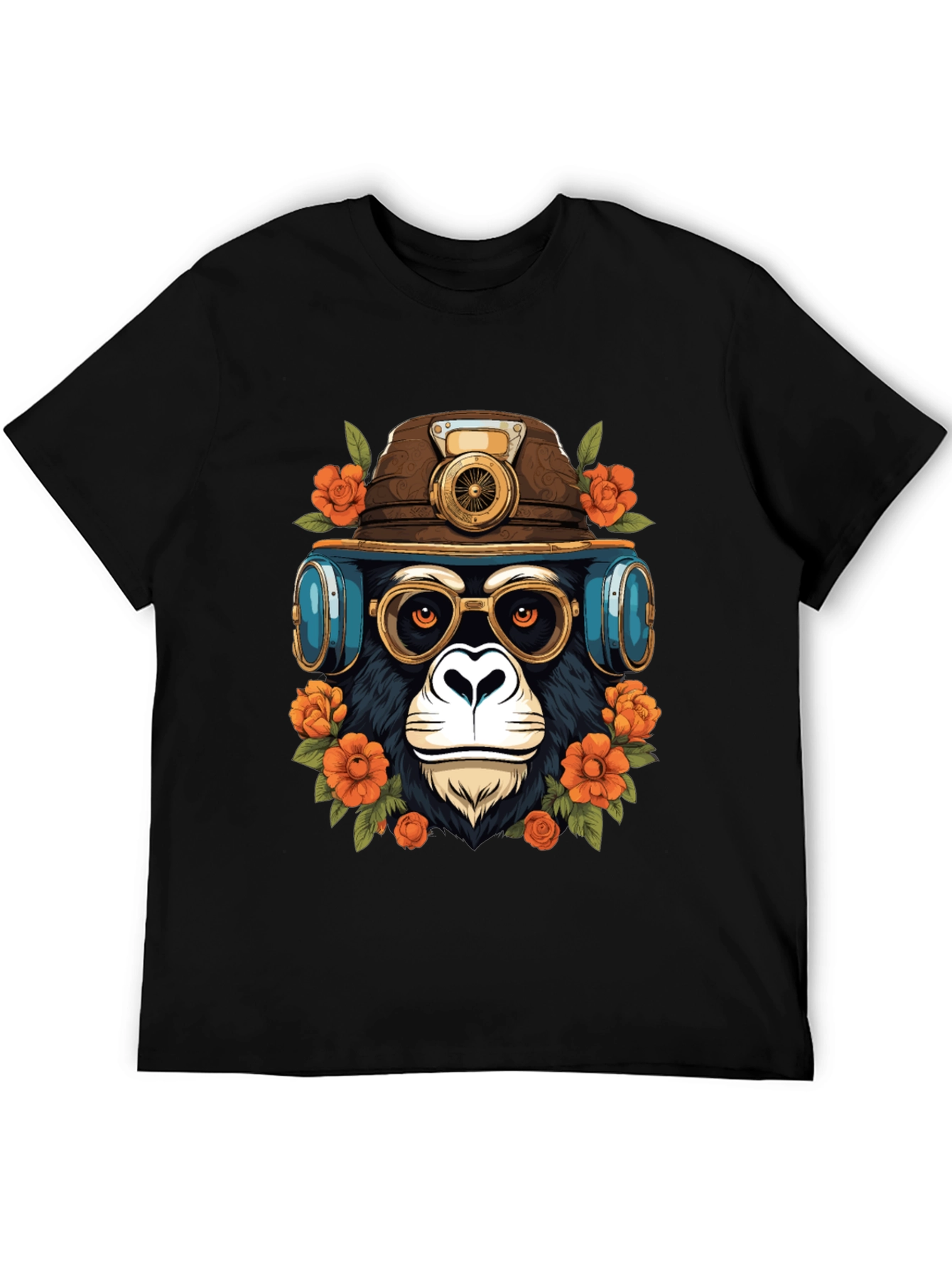 Steampunk Monkey Graphic Tee