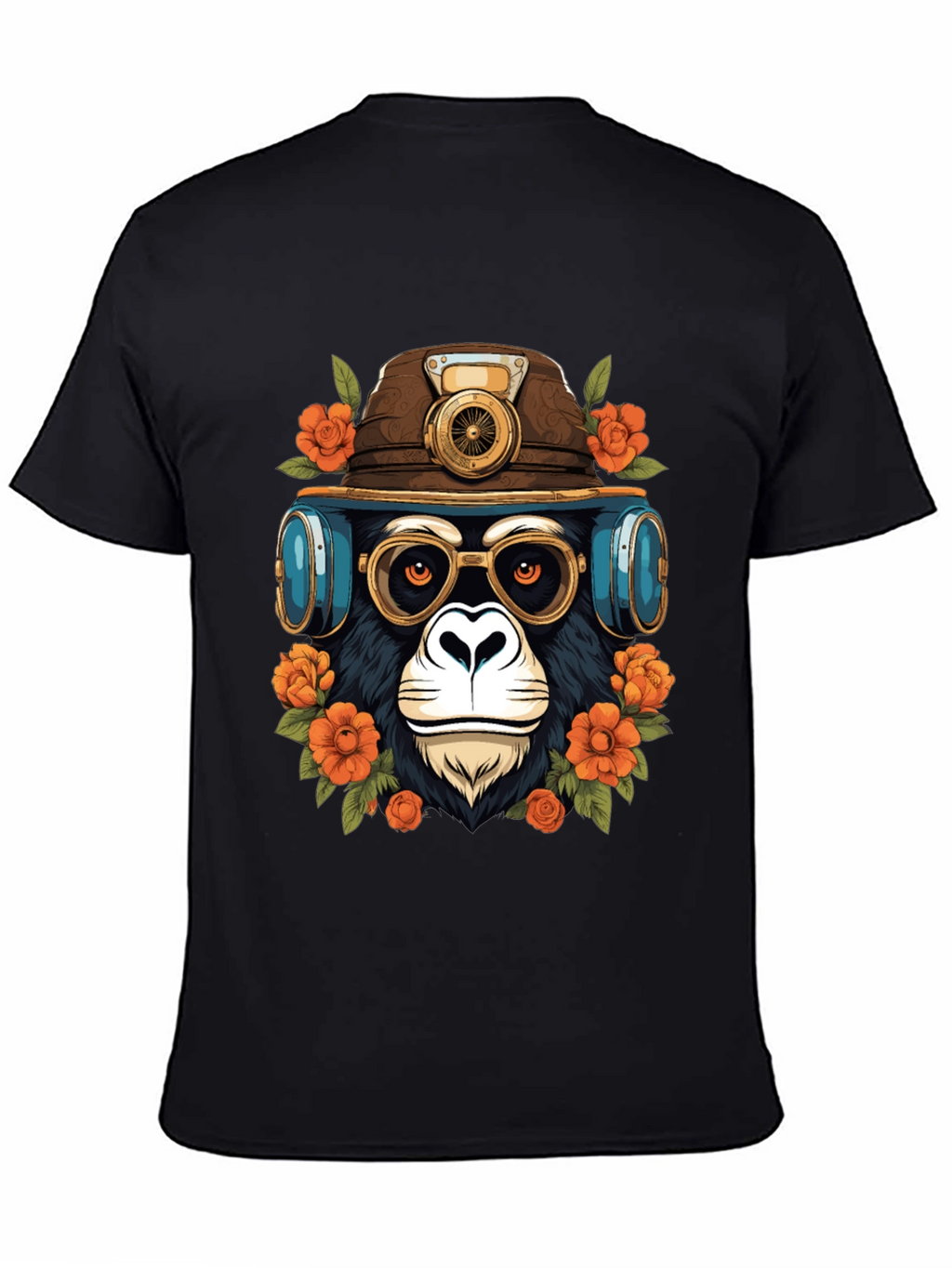 Steampunk Monkey Graphic Tee