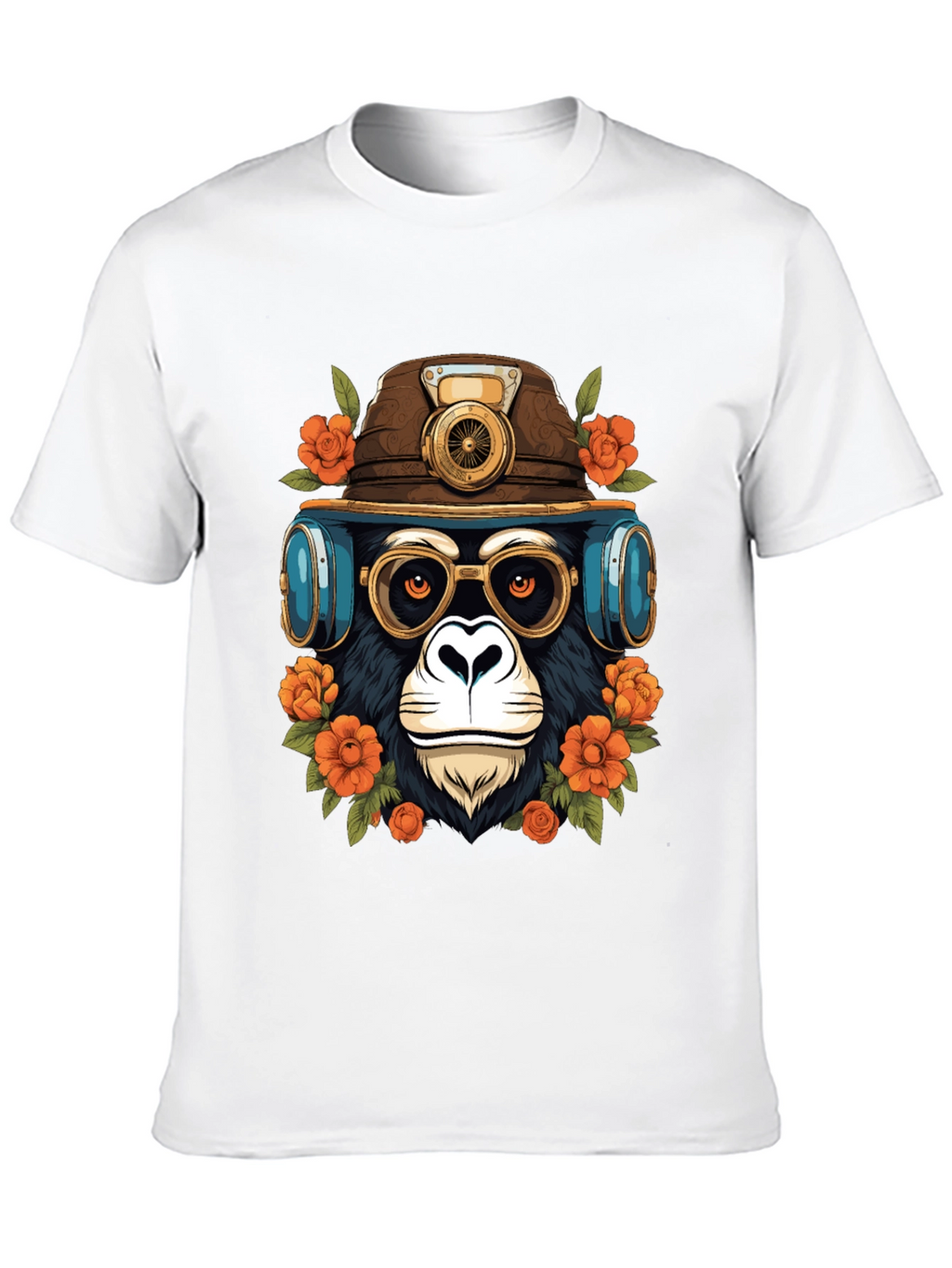 Steampunk Monkey Graphic Tee