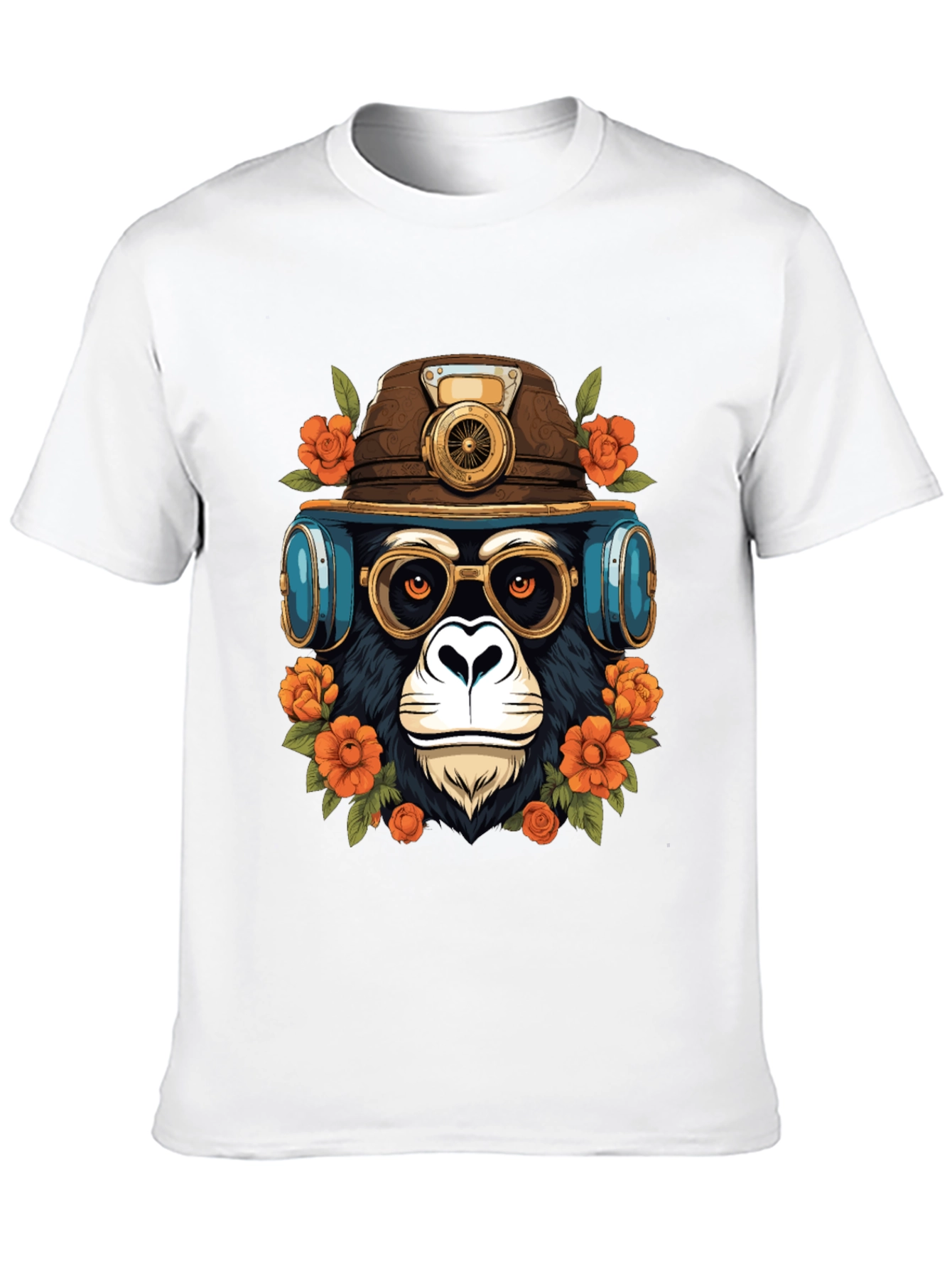 Steampunk Monkey Graphic Tee