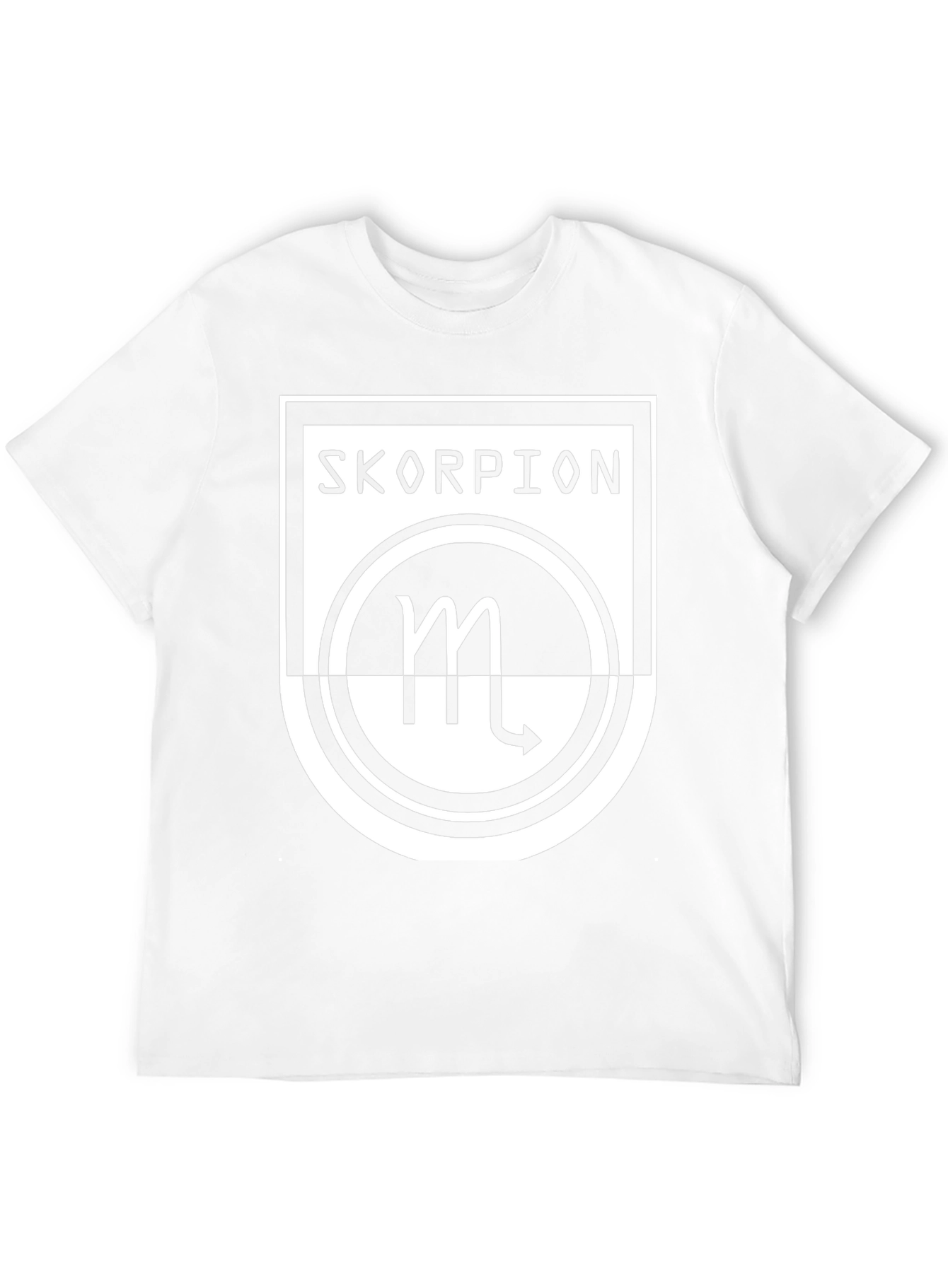 Skorpion Zodiac Graphic Tee - Black Cotton T-Shirt