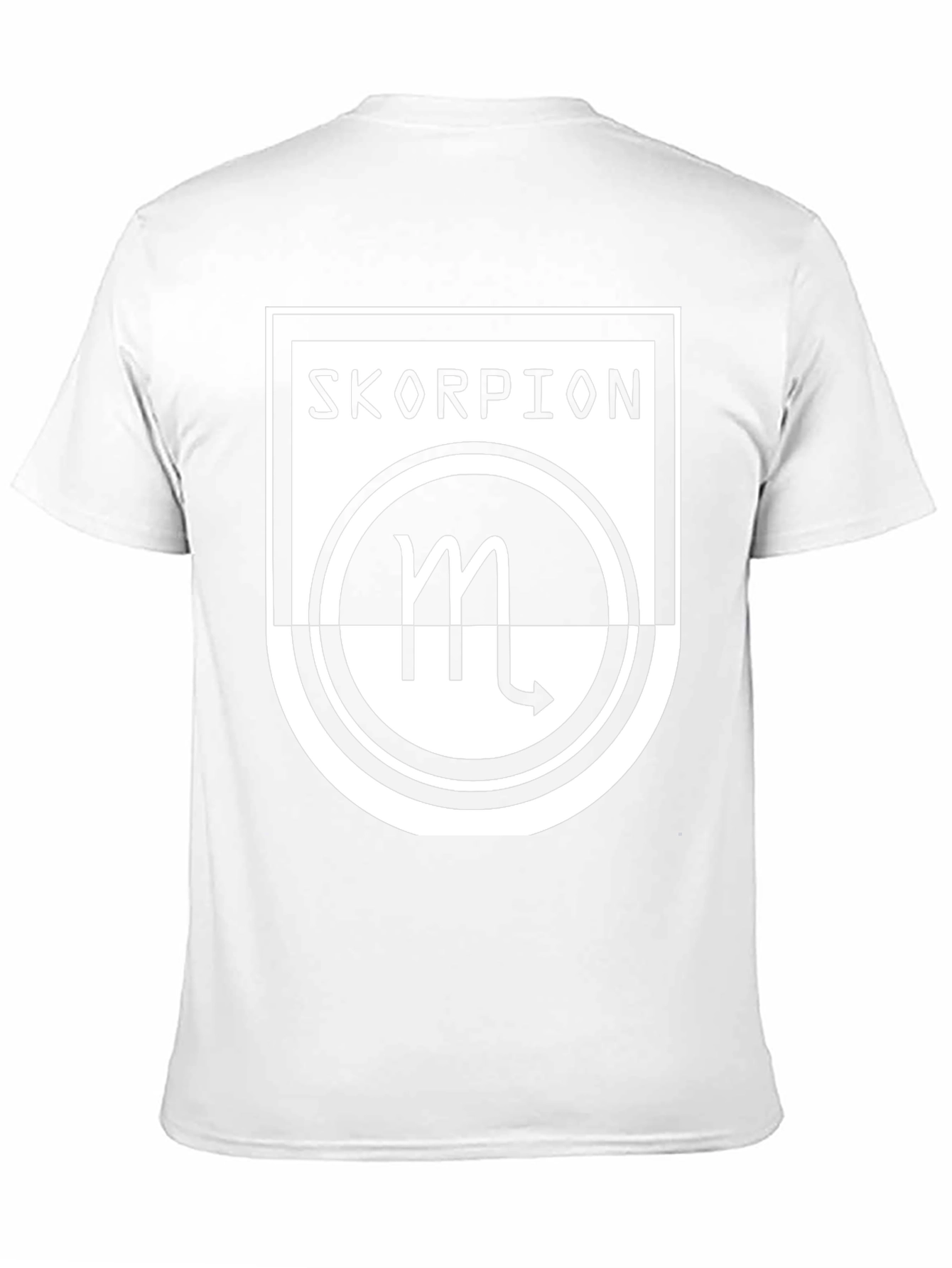 Skorpion Zodiac Graphic Tee - Black Cotton T-Shirt