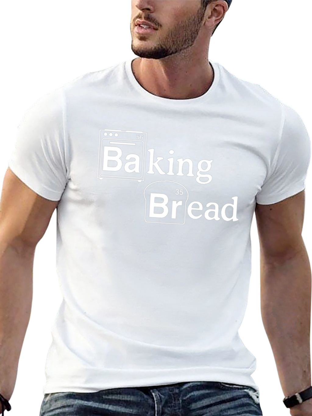 Baking Bread Periodic Table Pun T-Shirt