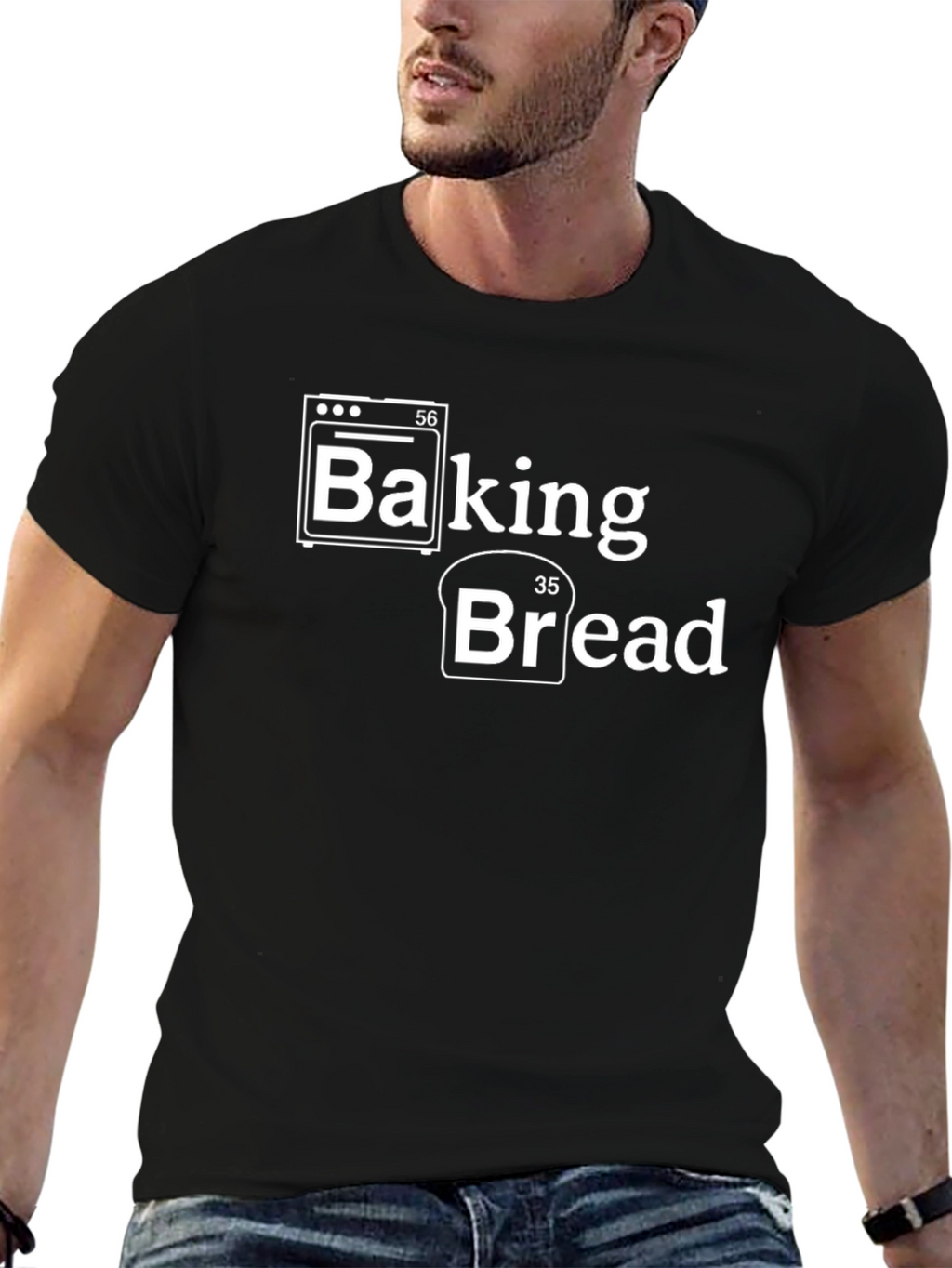Baking Bread Periodic Table Pun T-Shirt