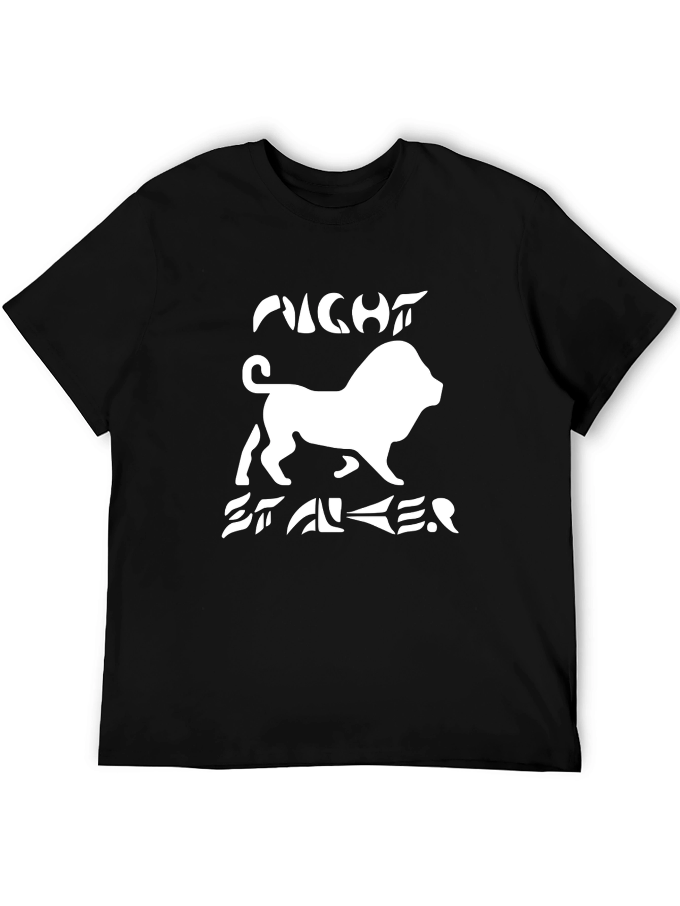 Night Stalker Lion Graphic T-Shirt