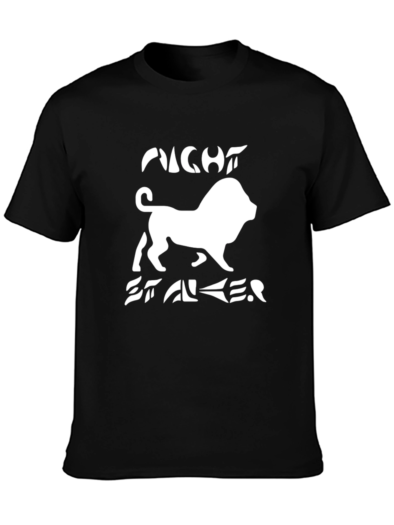 Night Stalker Lion Graphic T-Shirt
