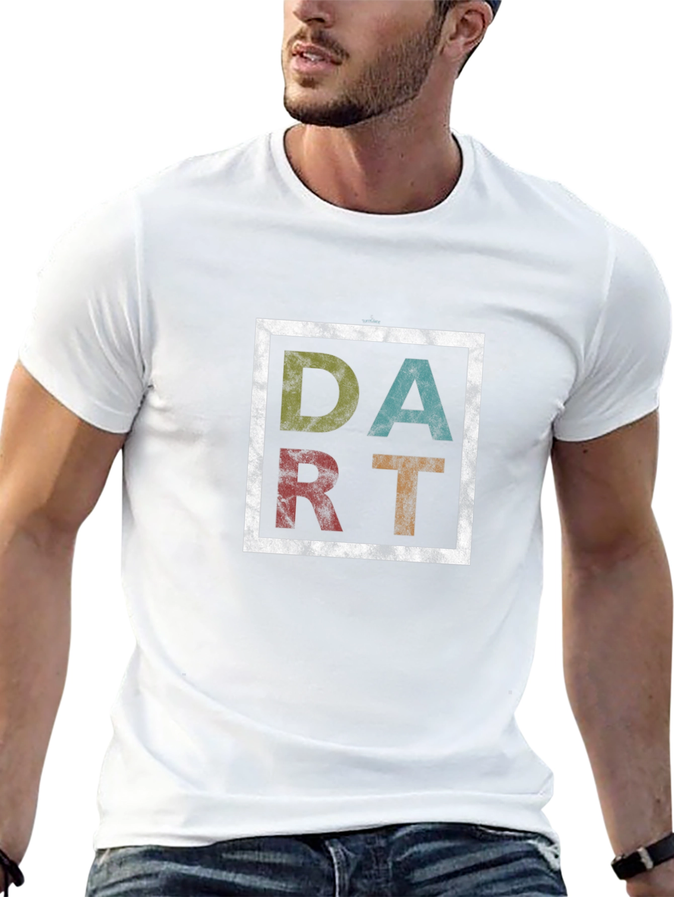 DART Graphic Tee - Retro Style Black T-Shirt
