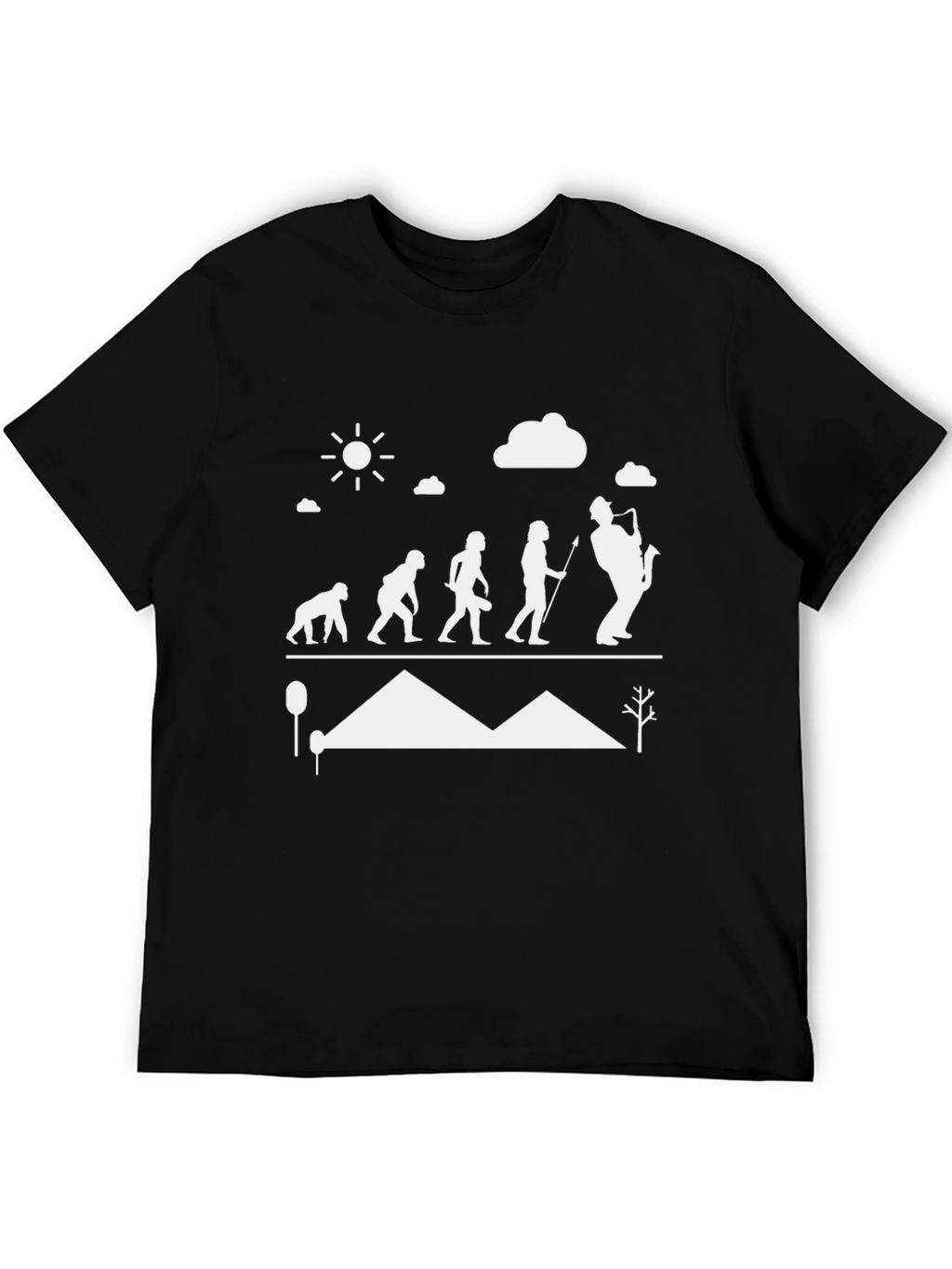 Evolution of Jazz Saxophone Player T-Shirt