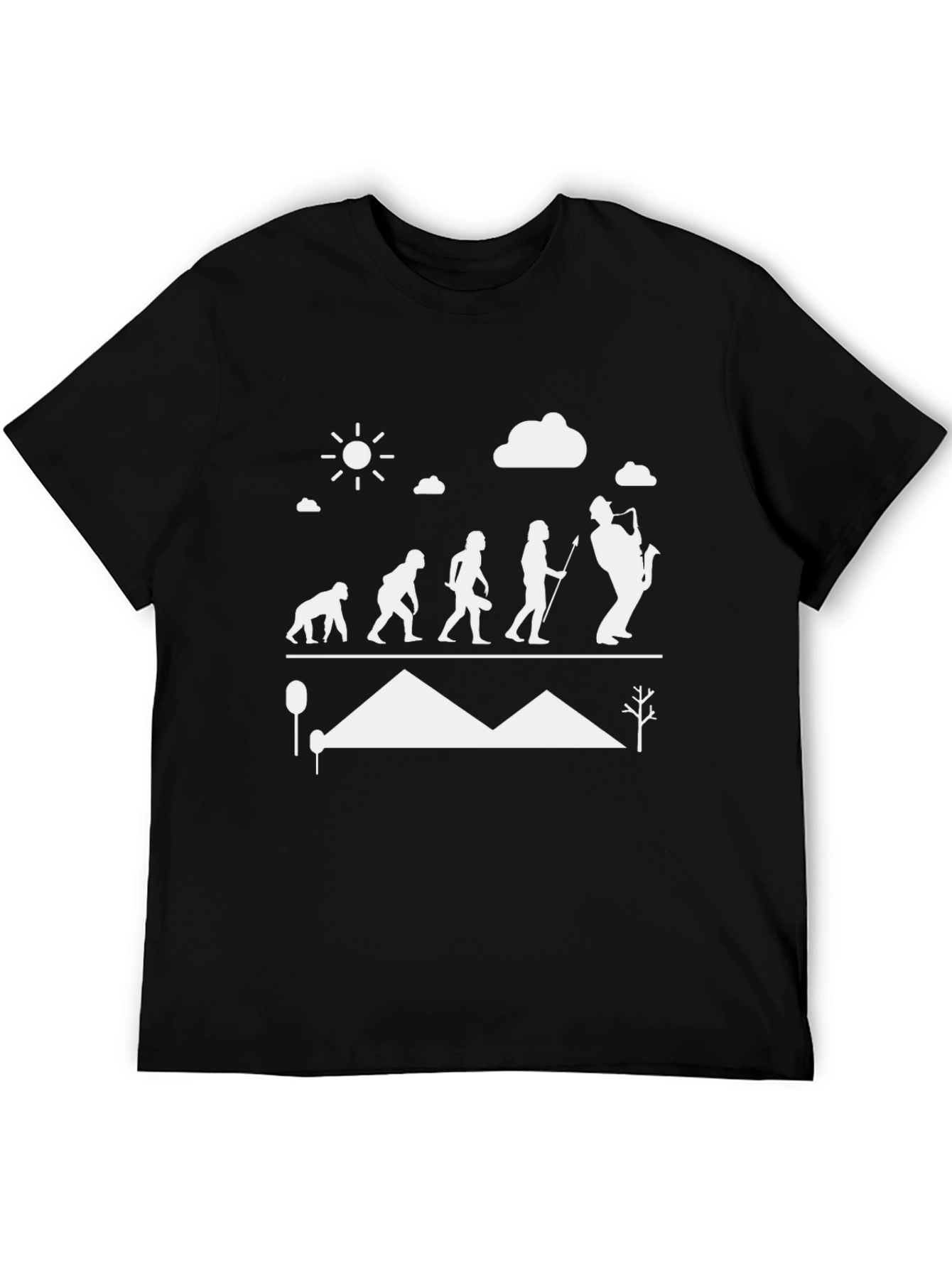 Evolution of Jazz Saxophone Player T-Shirt
