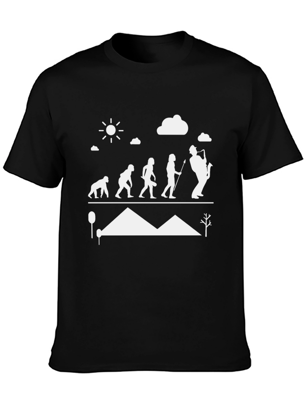 Evolution of Jazz Saxophone Player T-Shirt
