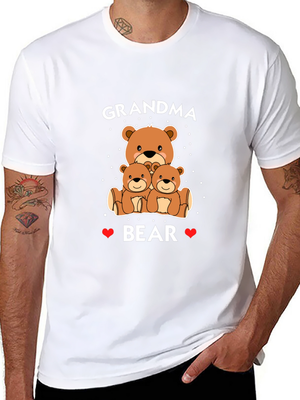 Grandma Bear T-Shirt - Cute Family Apparel