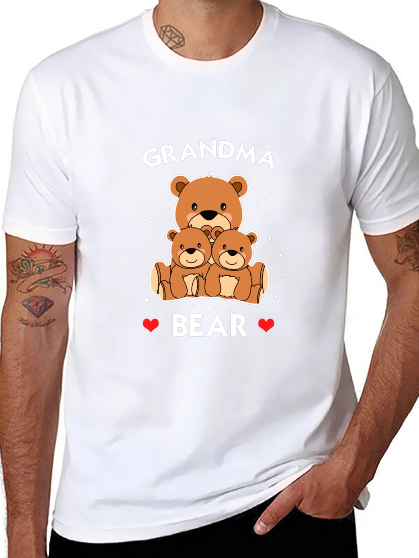 Grandma Bear T-Shirt - Cute Family Apparel