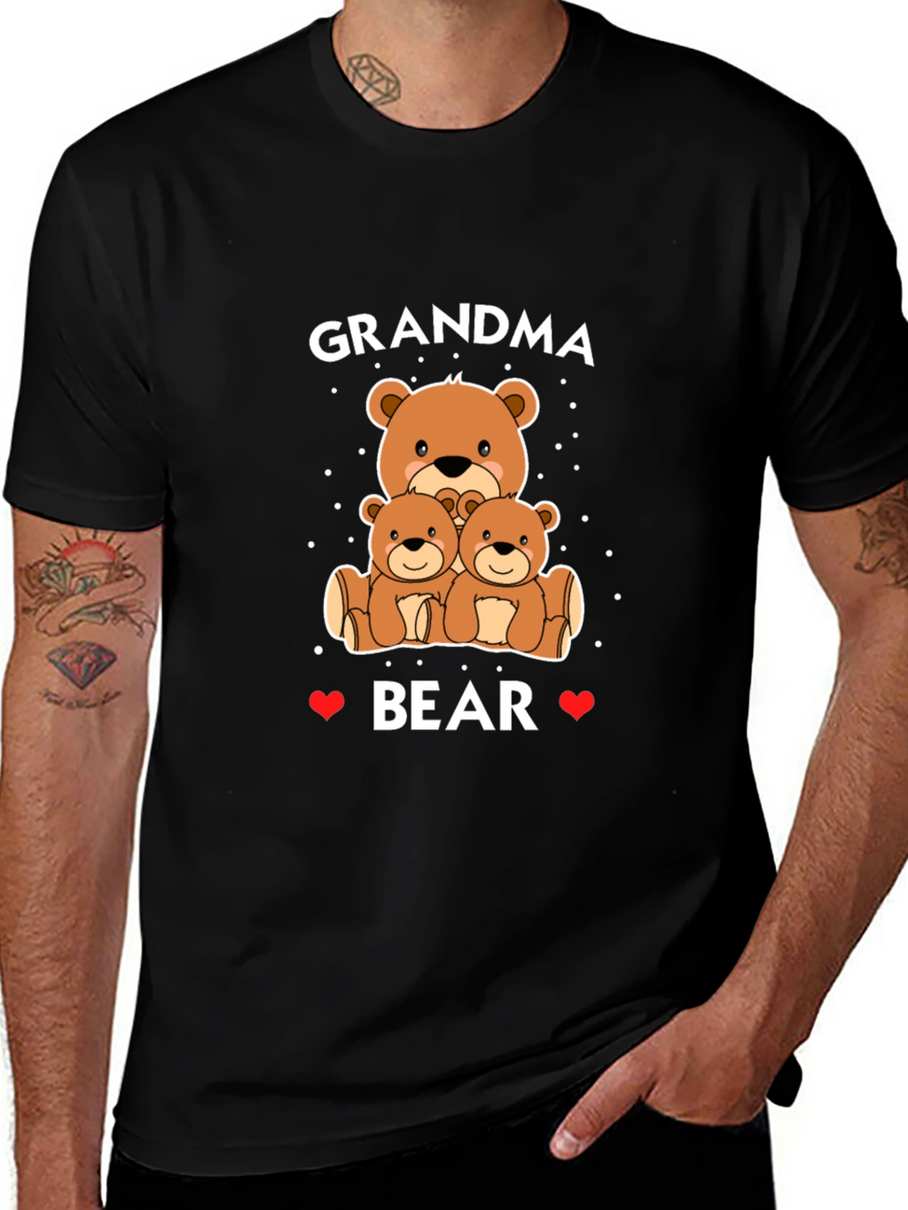 Grandma Bear T-Shirt - Cute Family Apparel