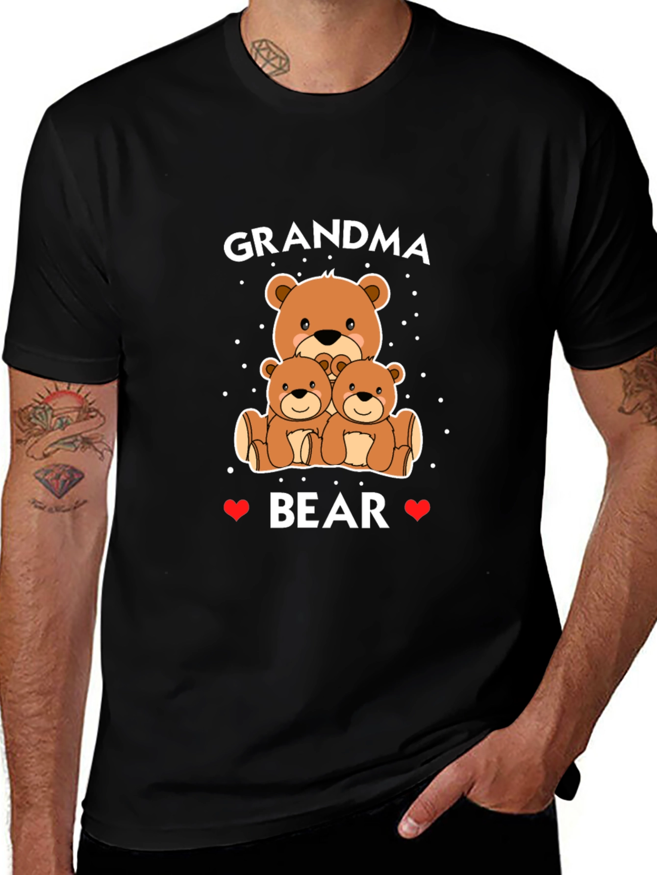 Grandma Bear T-Shirt - Cute Family Apparel