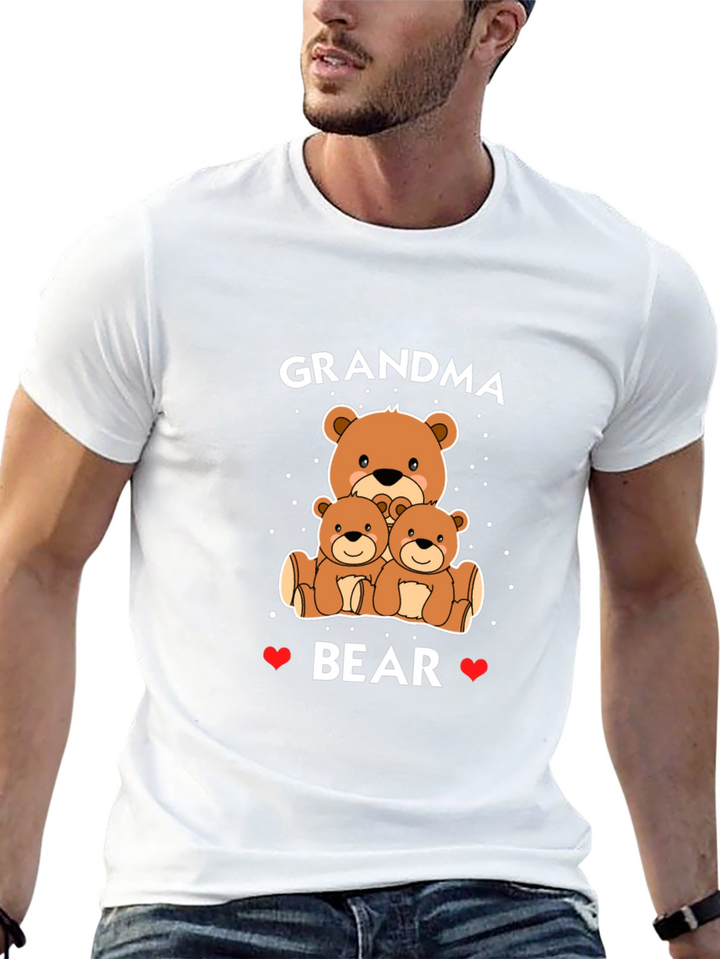 Grandma Bear T-Shirt - Cute Family Apparel