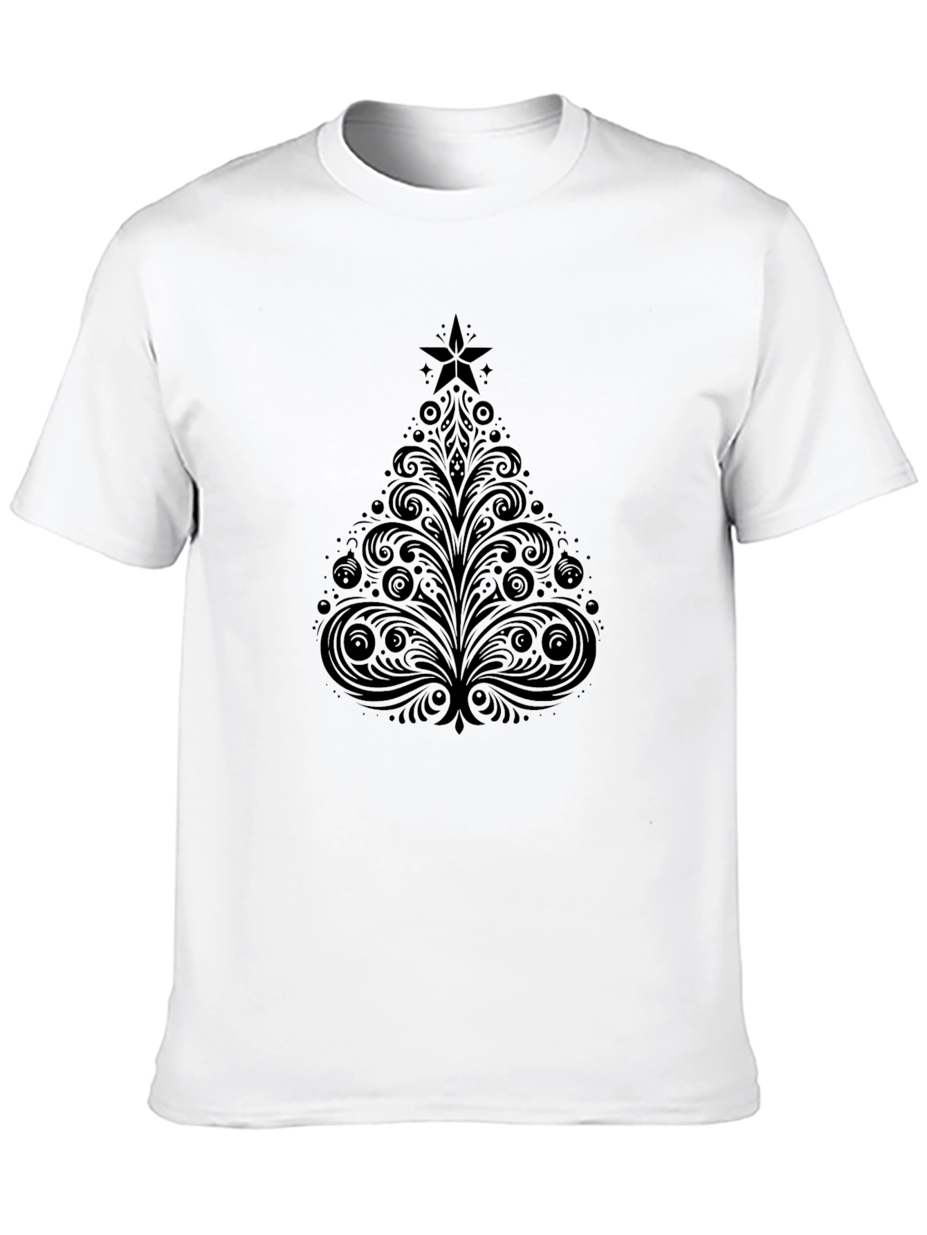 Elegant Christmas Tree Graphic Tee