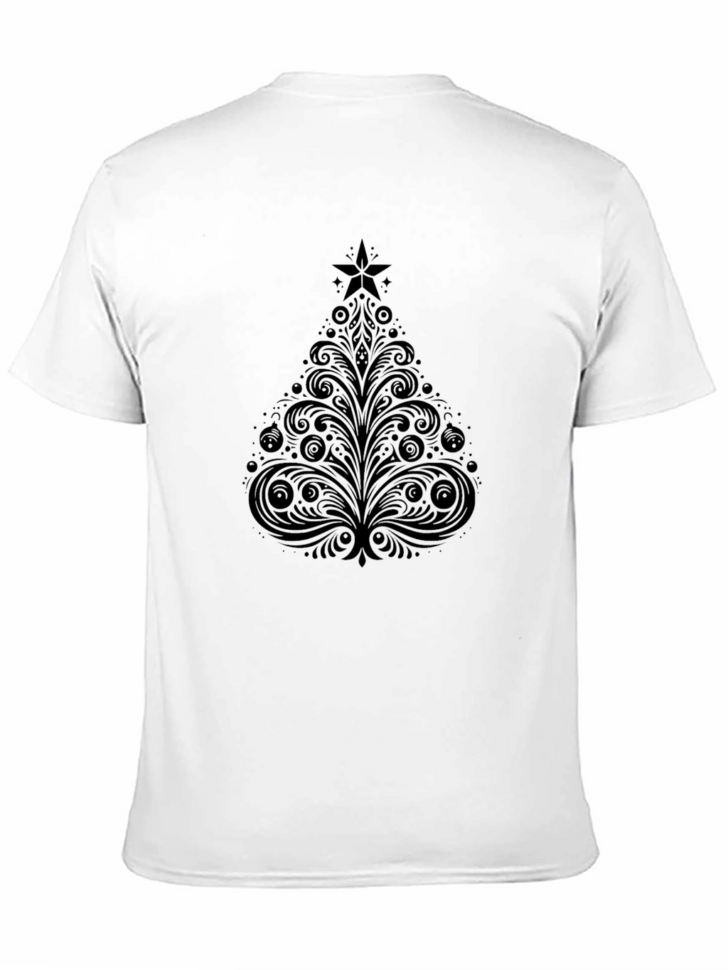 Elegant Christmas Tree Graphic Tee