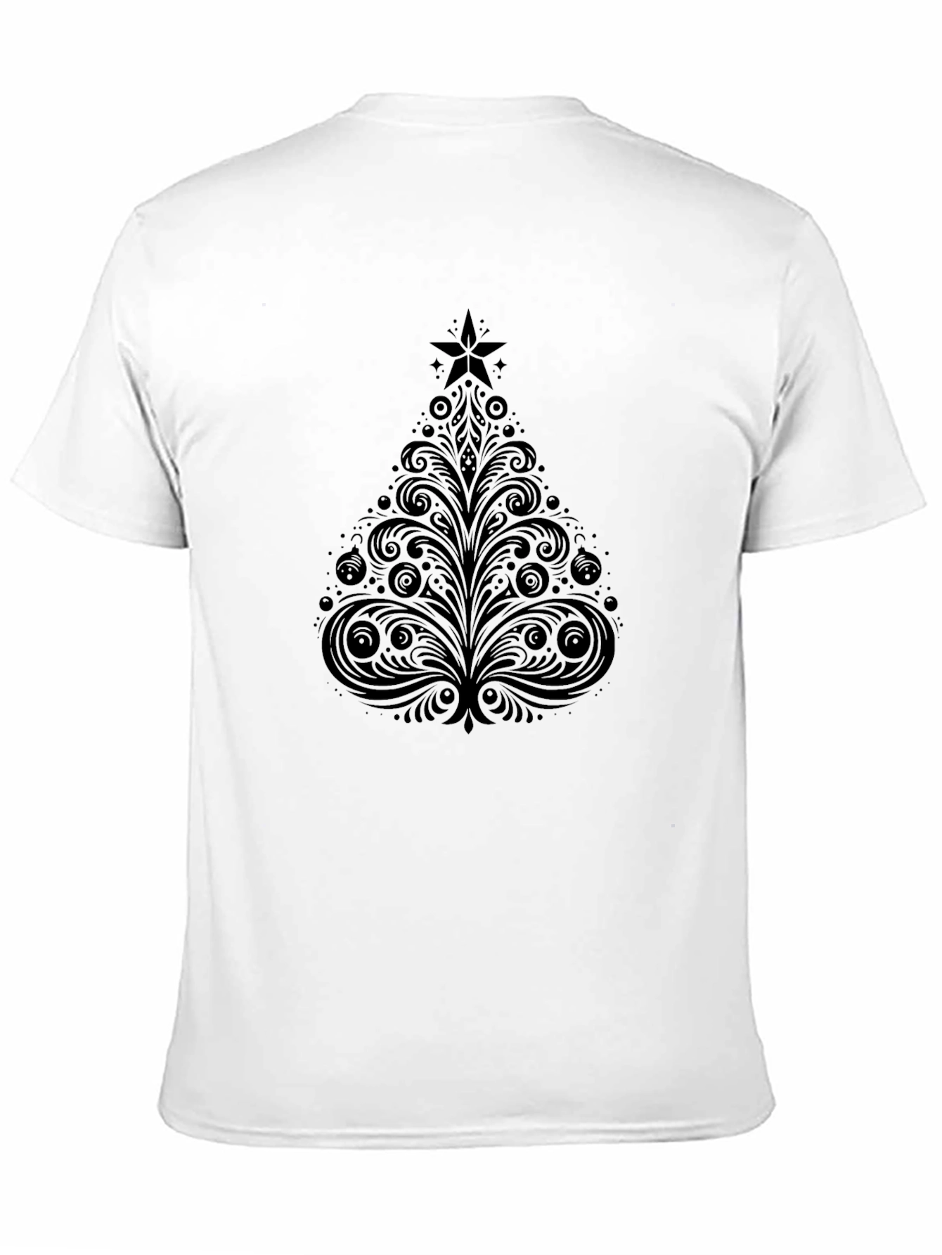 Elegant Christmas Tree Graphic Tee